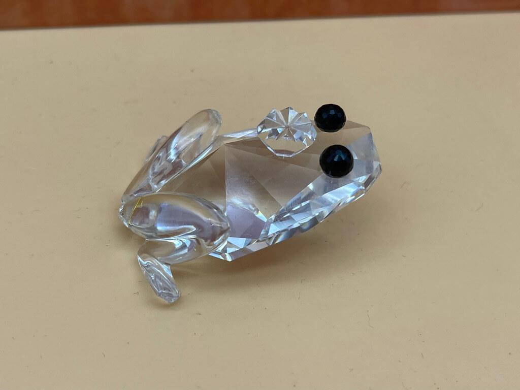 Swarovski Figur 010010 Froschkönig 5,5 cm. Top Zustand