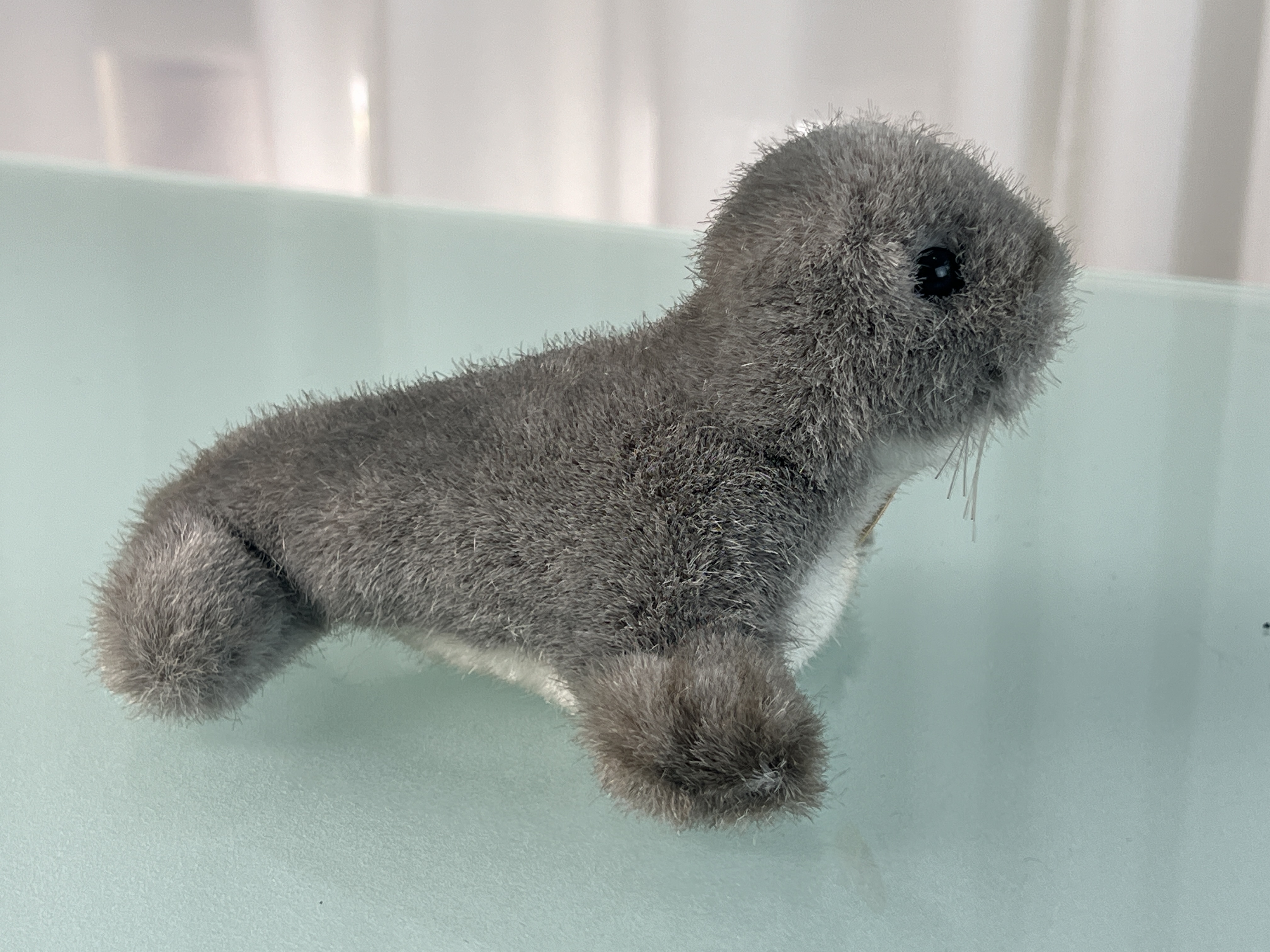 Steiff Tier Robe 10,5 x 16 cm. Zustand siehe Fotos 