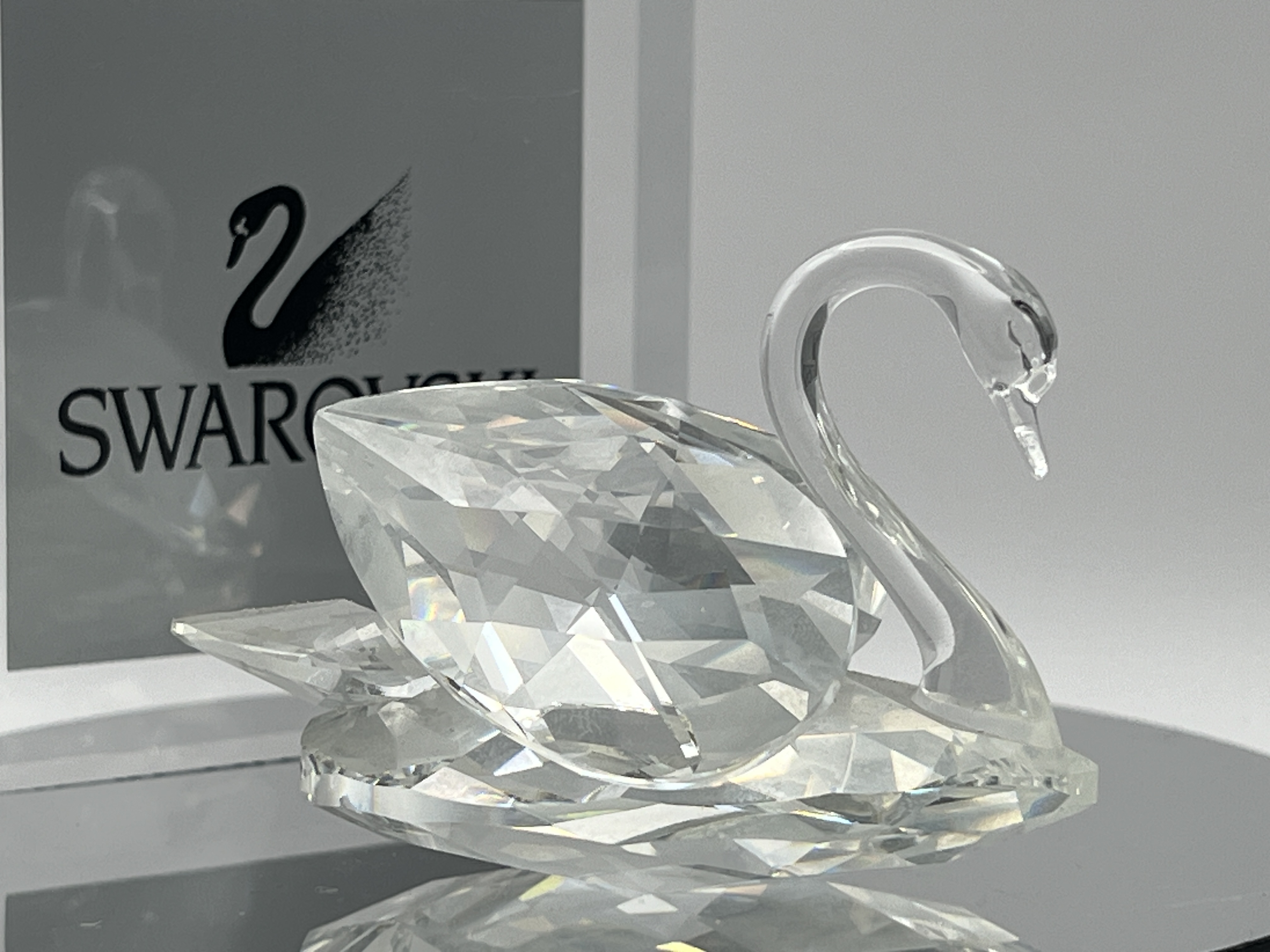  Swarovski Figur 010005 Großer Schwan 7,5 cm. Top Zustand 
