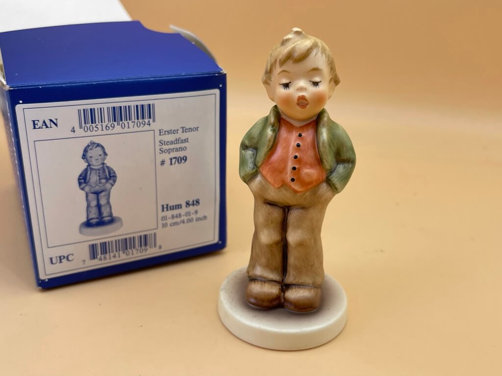 Hummel Figur 848 Erster Tenor 10 cm. 1 Wahl. mit Ovp - Top Zustand