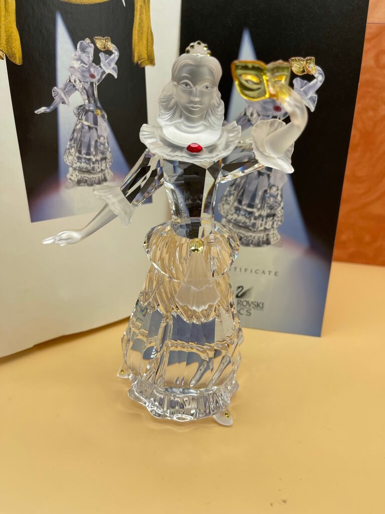 Swarovski Figur 242032 Jahresfigur 2000 Columbine 17 cm mit Ovp & Zertifikat. 
