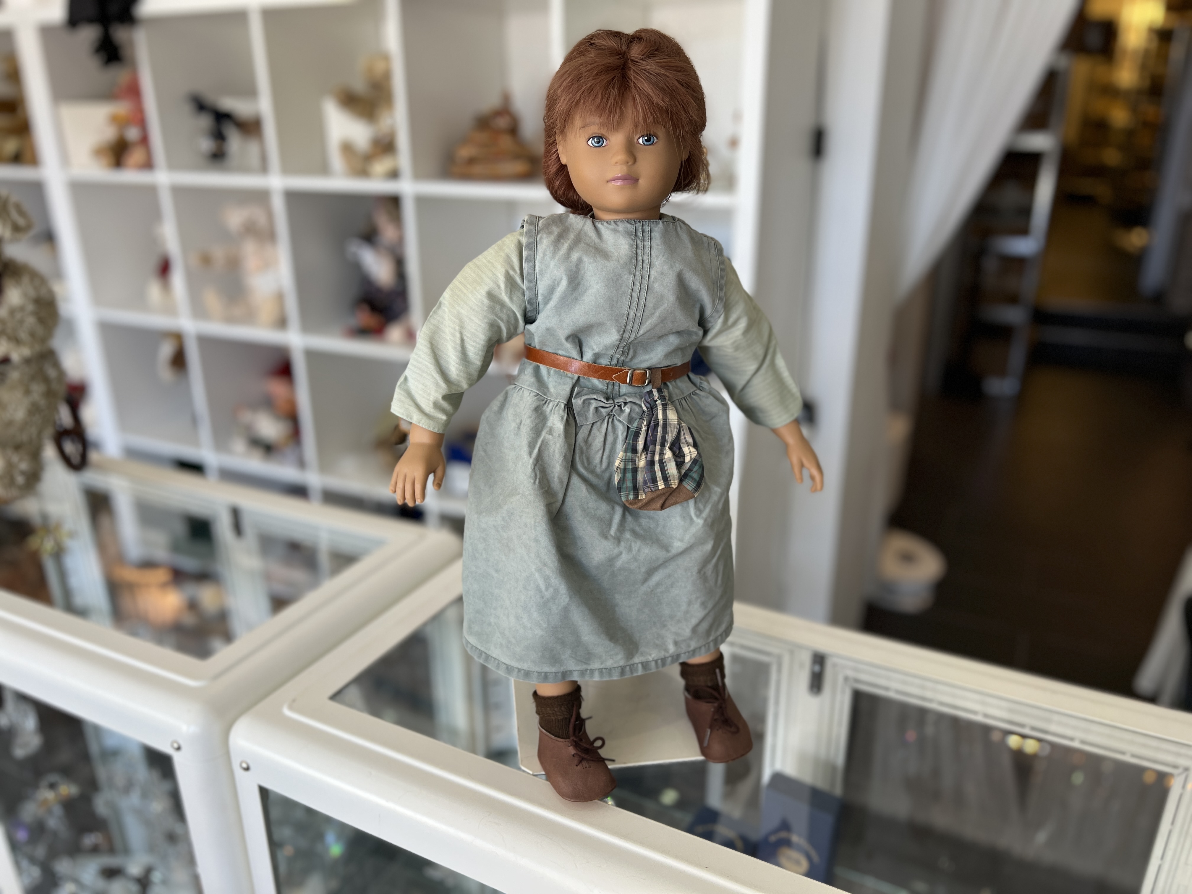 Sigikid Künstlerpuppe Vinyl Puppe 55 cm. Top Zustand   