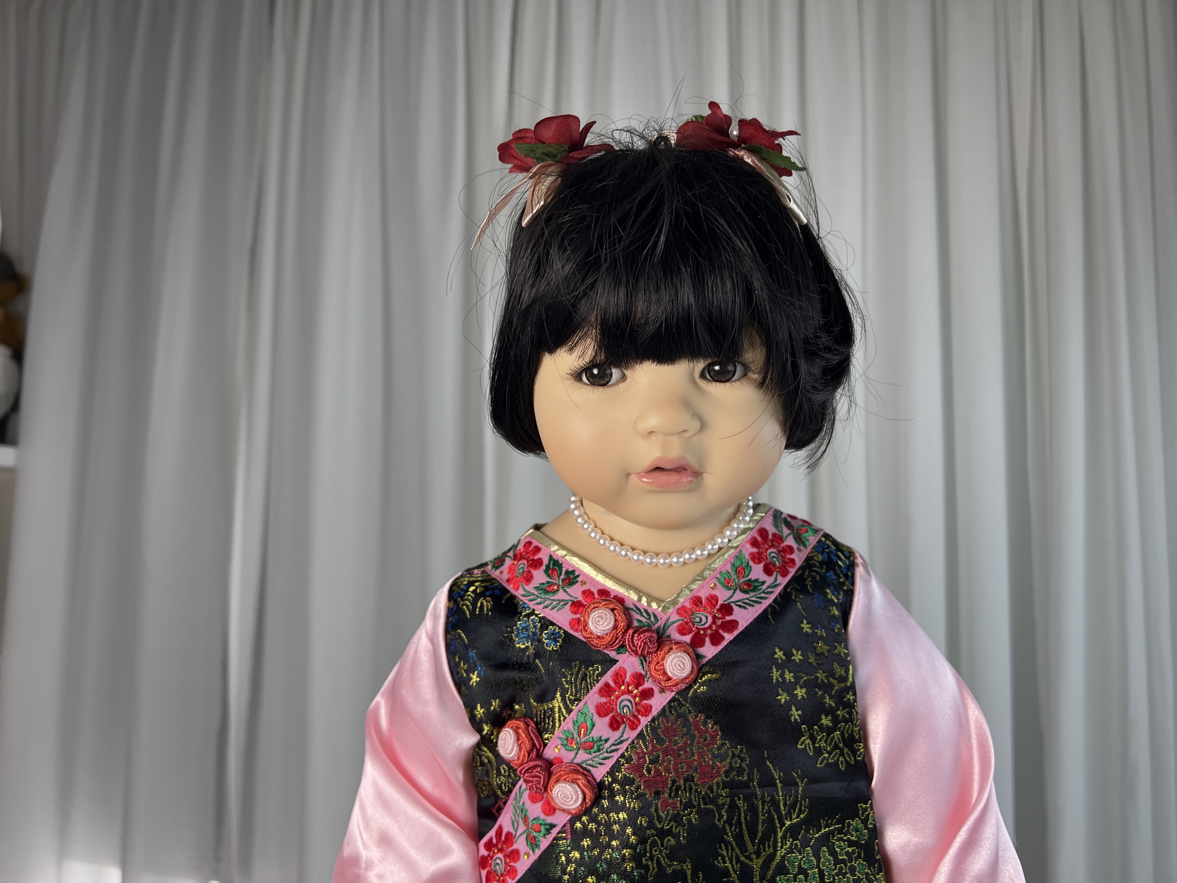 Ping Lau Puppe Resin Puppe 66 cm. Top Zustand  