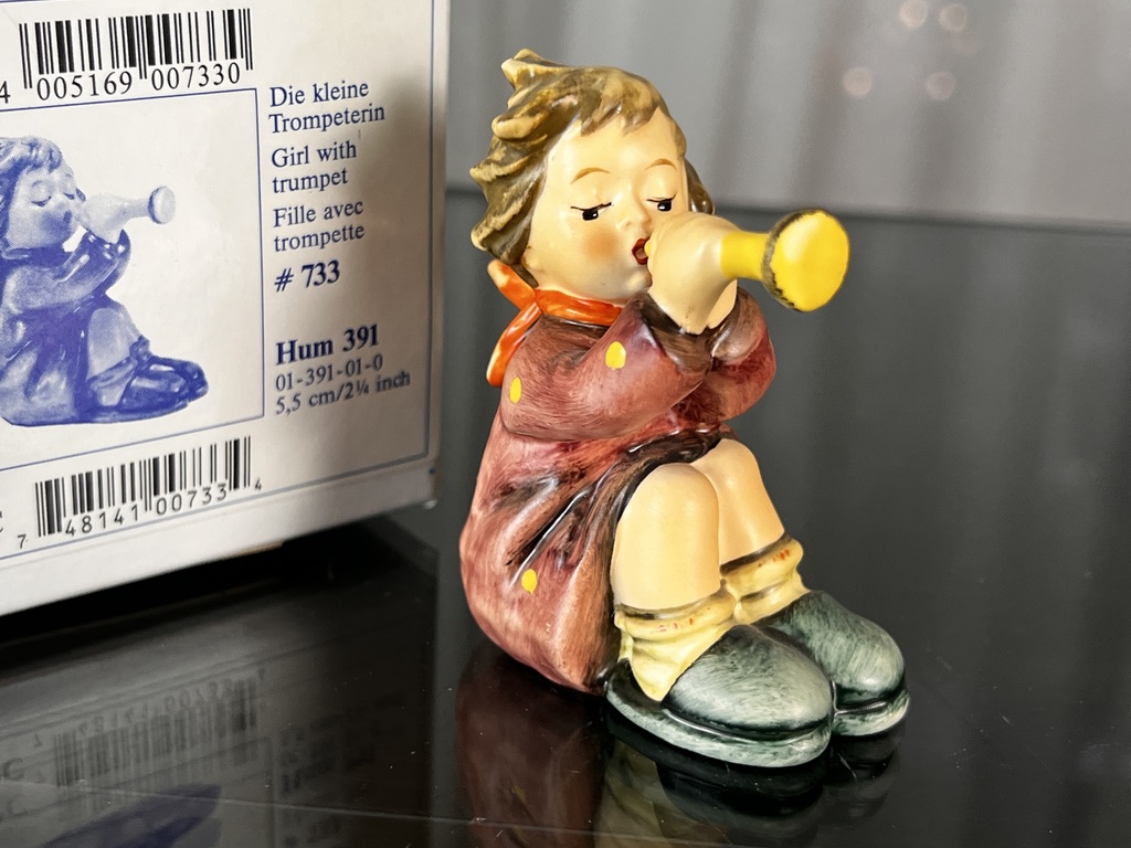  Hummel Figur 391 Die kleine Trompeterin 7 cm. 1 Wahl. Top Zustand 