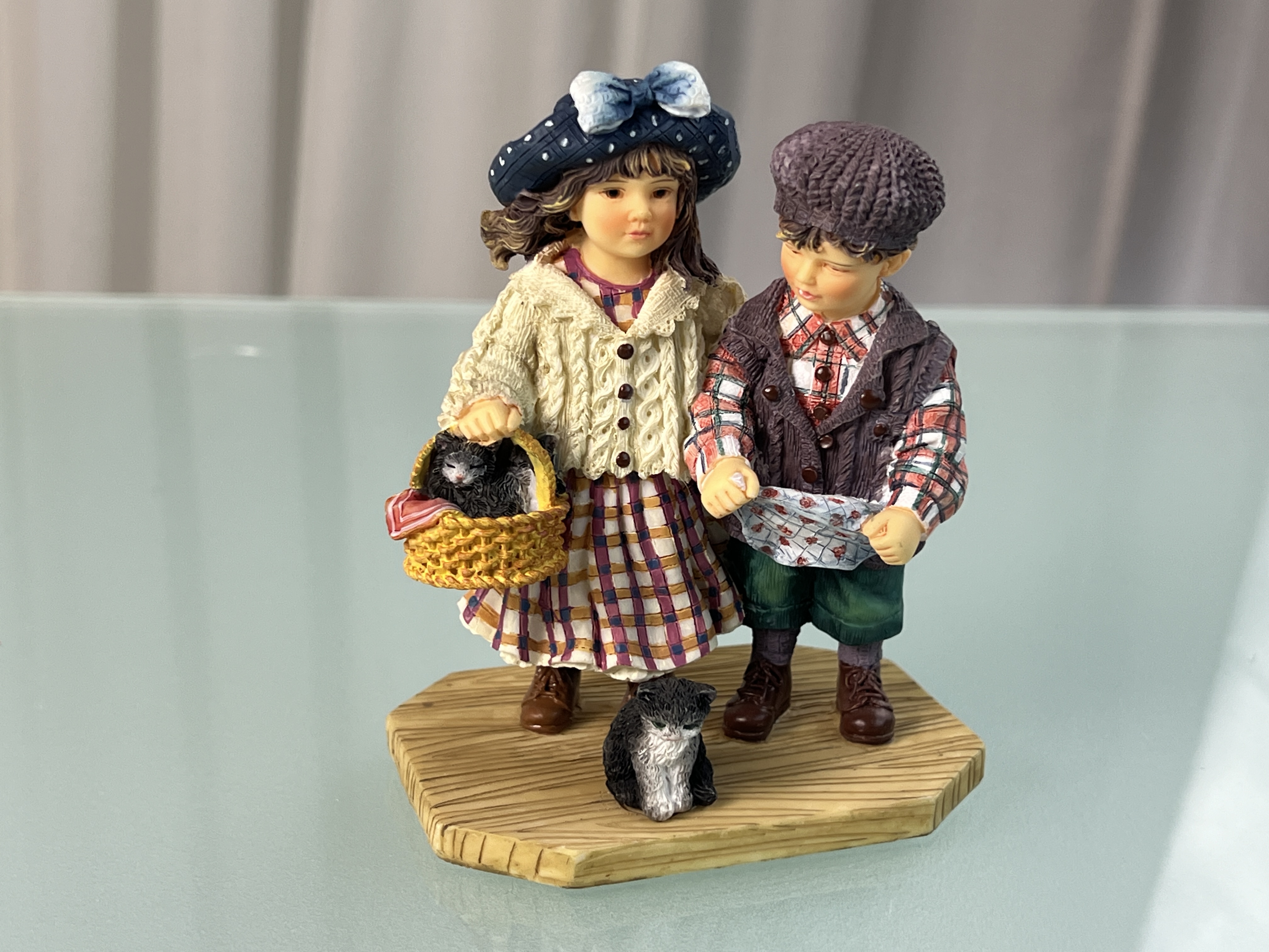The Leonardo Collection Sleepy Kittens Figur 13,5 cm. Top Zustand 