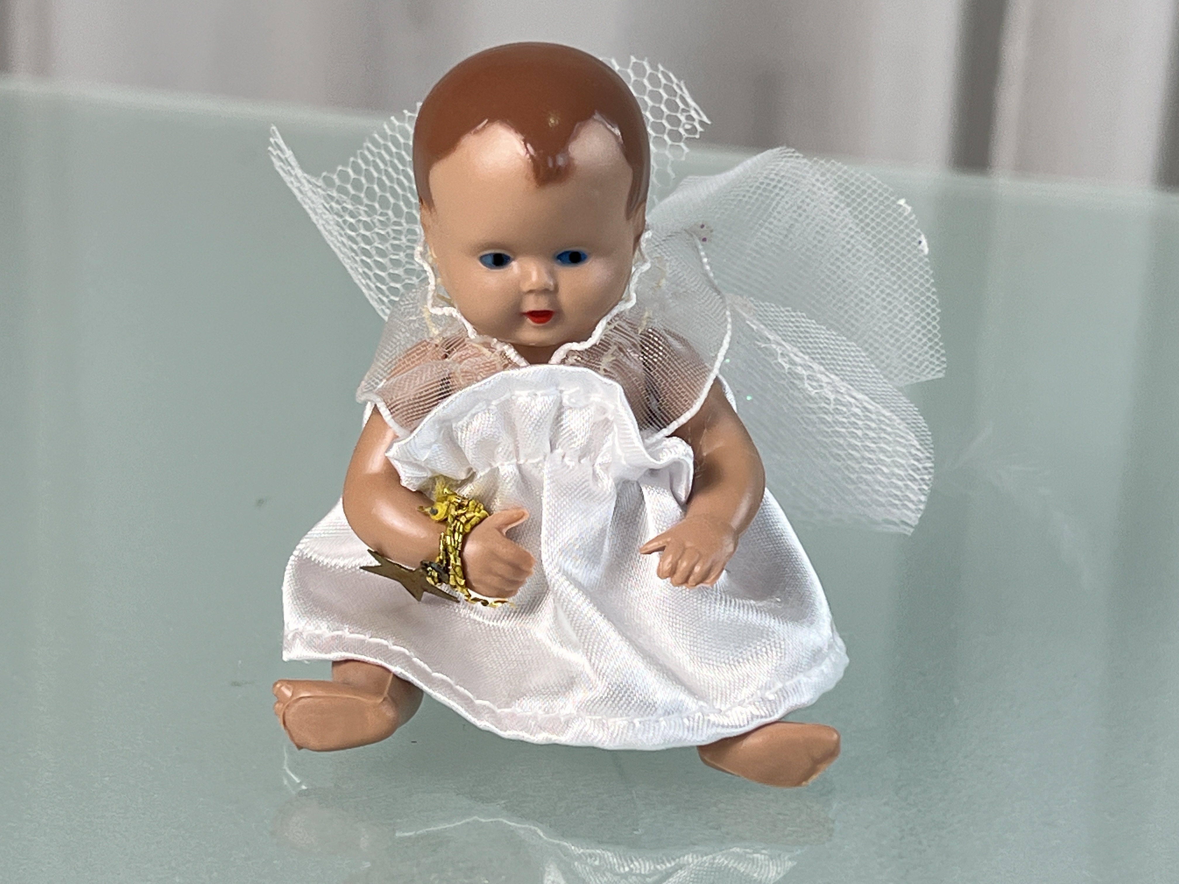 Schildkröt-Puppe Schildkrötpuppe Puppe 10 cm. Top Zustand  