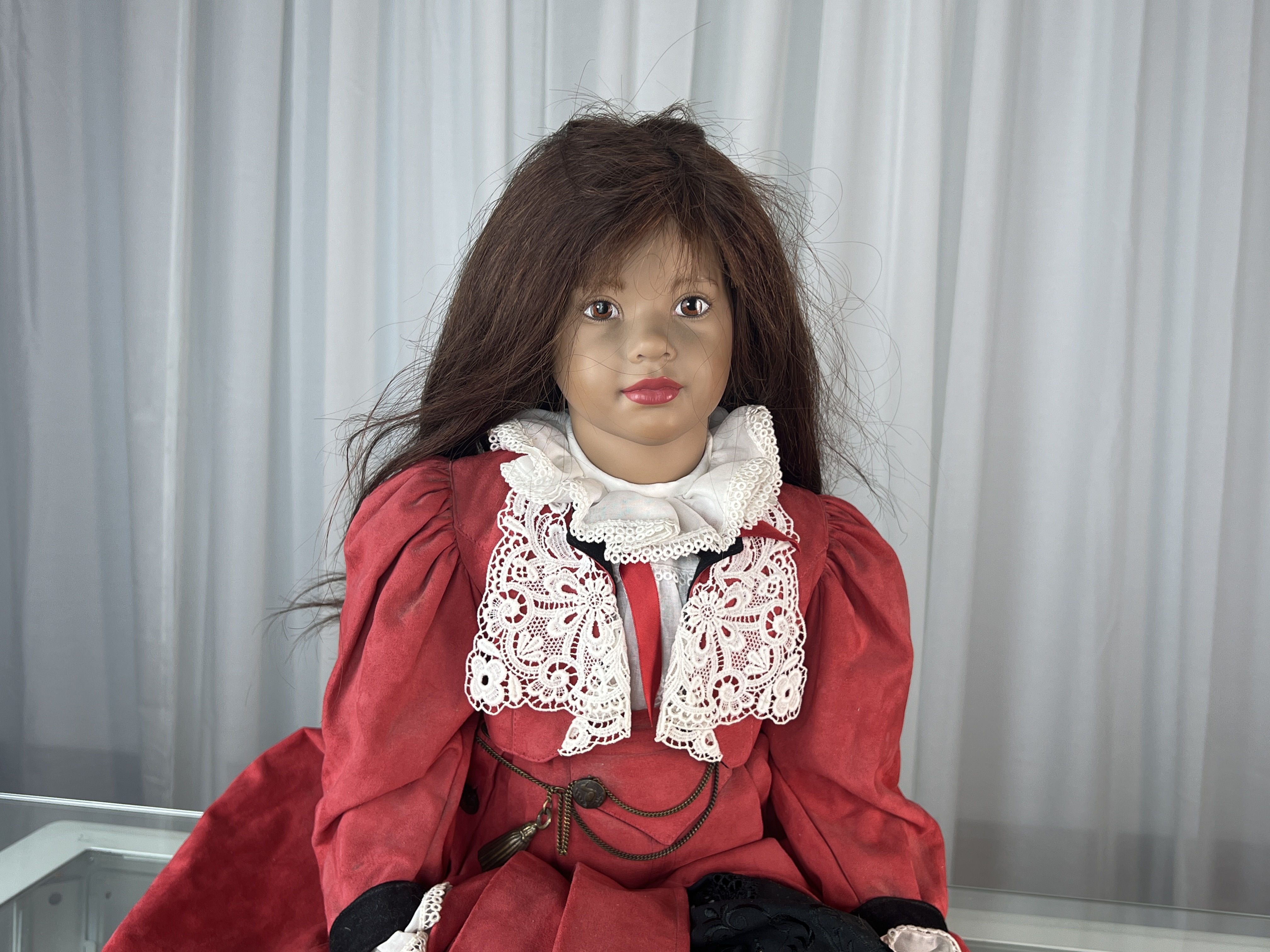 Sigikid Ilse Wippler Künstlerpuppe Vinyl Puppe 68 cm. Top Zustand 