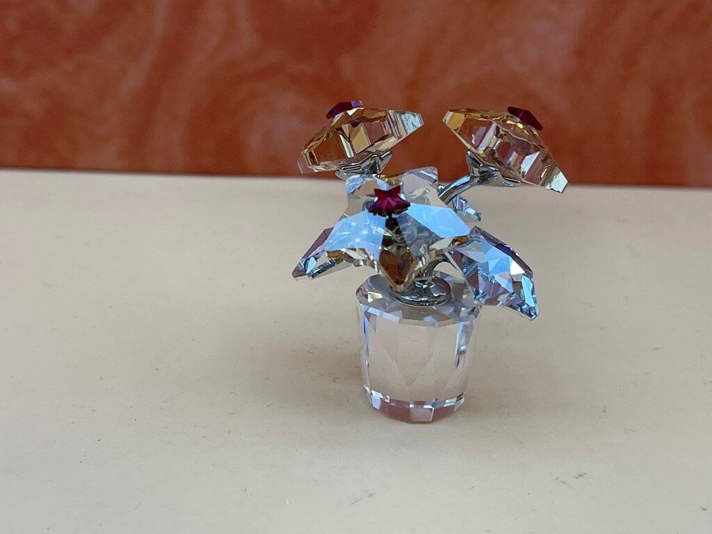  Swarovski Figur 1006036 Blume Sternenblüten Blumentopf 4,5 cm
