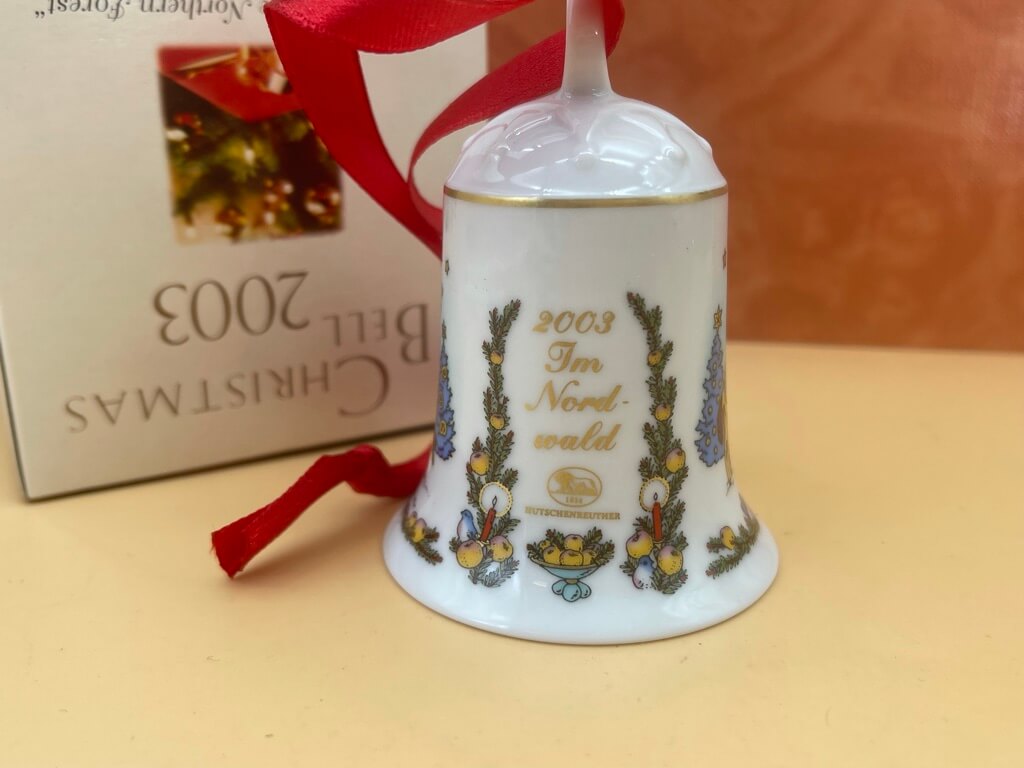  Hutschenreuther Weihnachtsglocke 2003 mit Ovp. 7 cm. Top Zustand. 