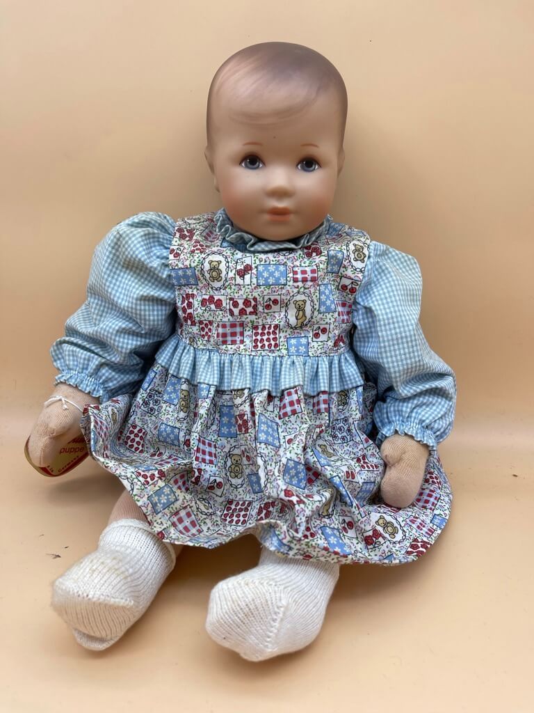 Käthe Kruse Puppe Glückskind 38 cm. - Top Zustand - Siehe Foto.
