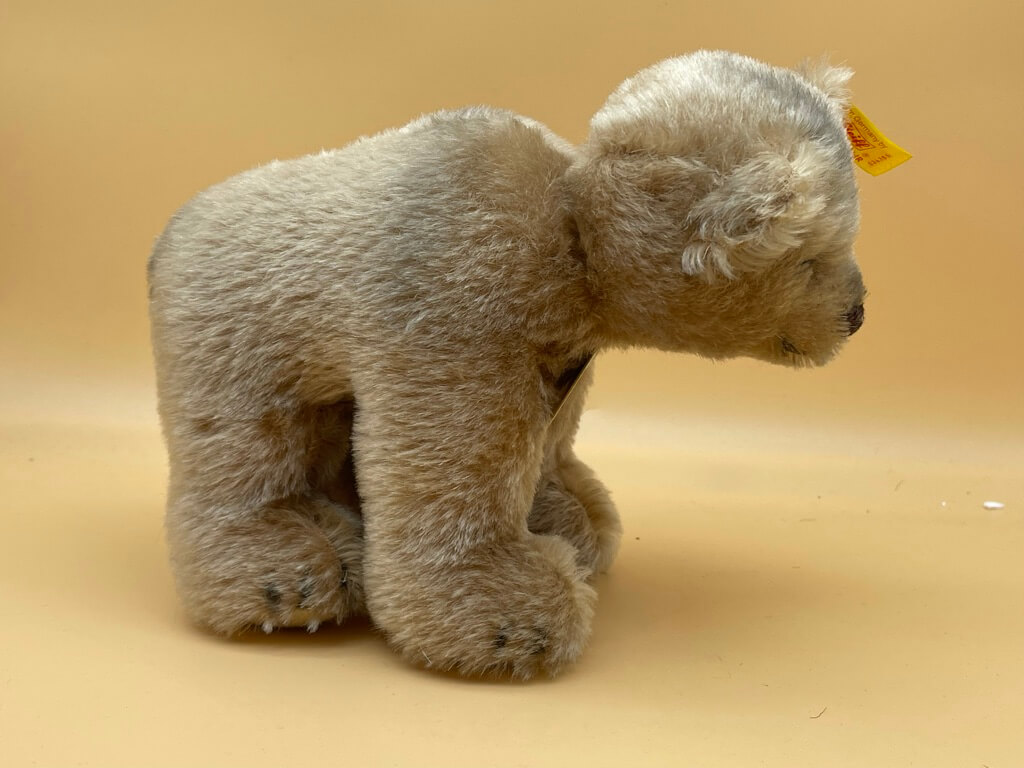 Steiff Tier Teddy Bär 034305 Classic Höhe: 17 cm. Länge 21 cm. Top Zustand 