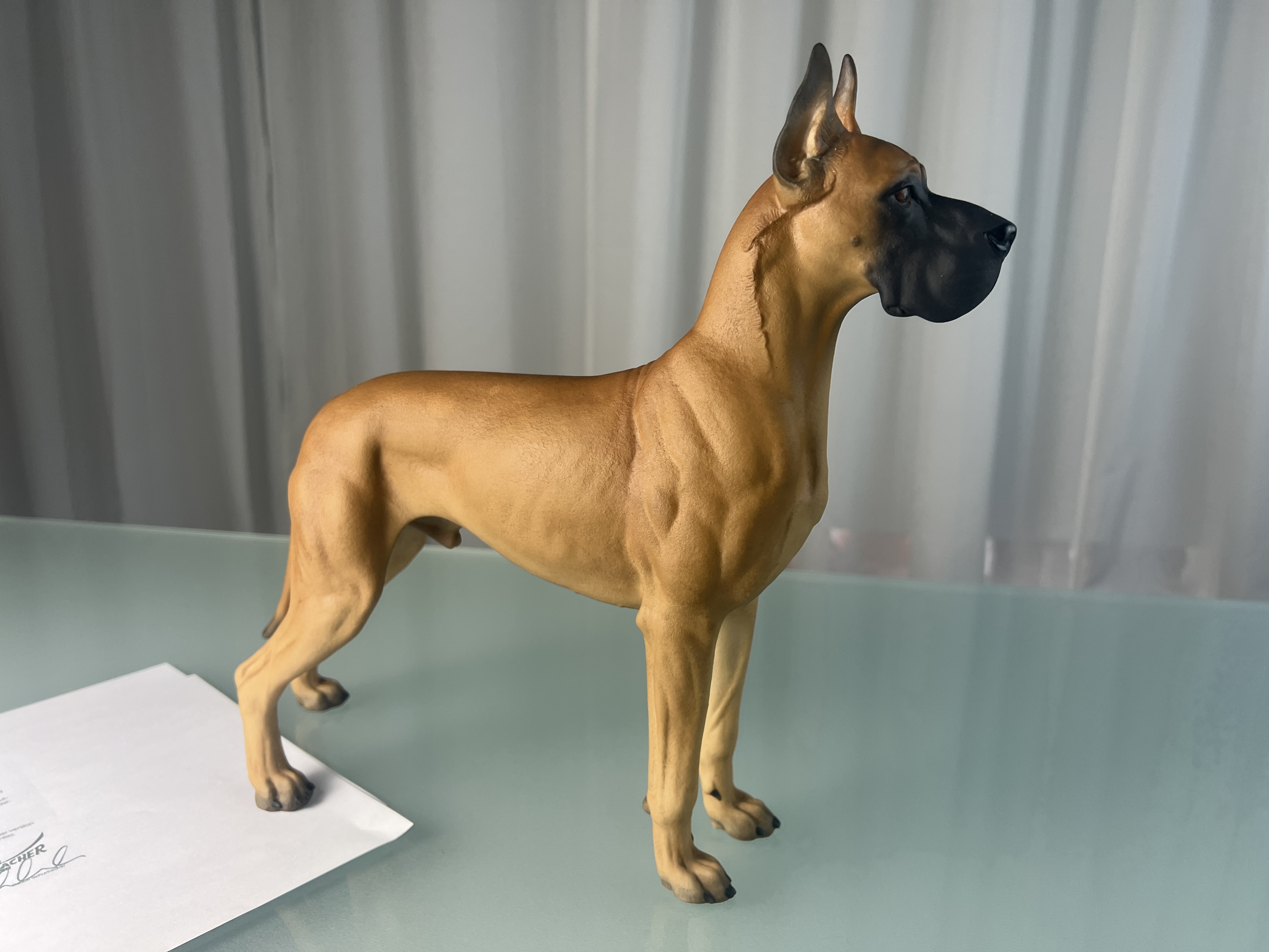Hutschenreuther Figur Hund Dogge 30 cm Ltd. Edition auf 200 Stk. Top Zustand Hutschenreuther Figur Hund Dogge 30 cm Ltd. Edition auf 200 Stk. Top Zustand