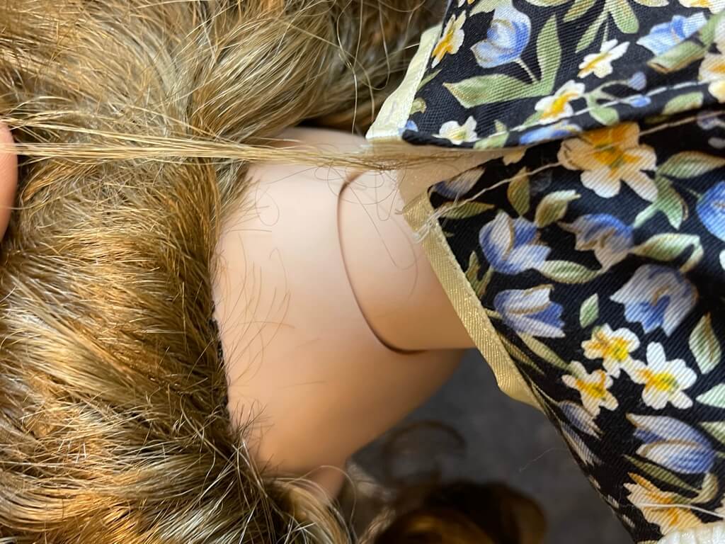 Künstlerpuppe Porzellan Puppe 50 cm. Top Zustand 