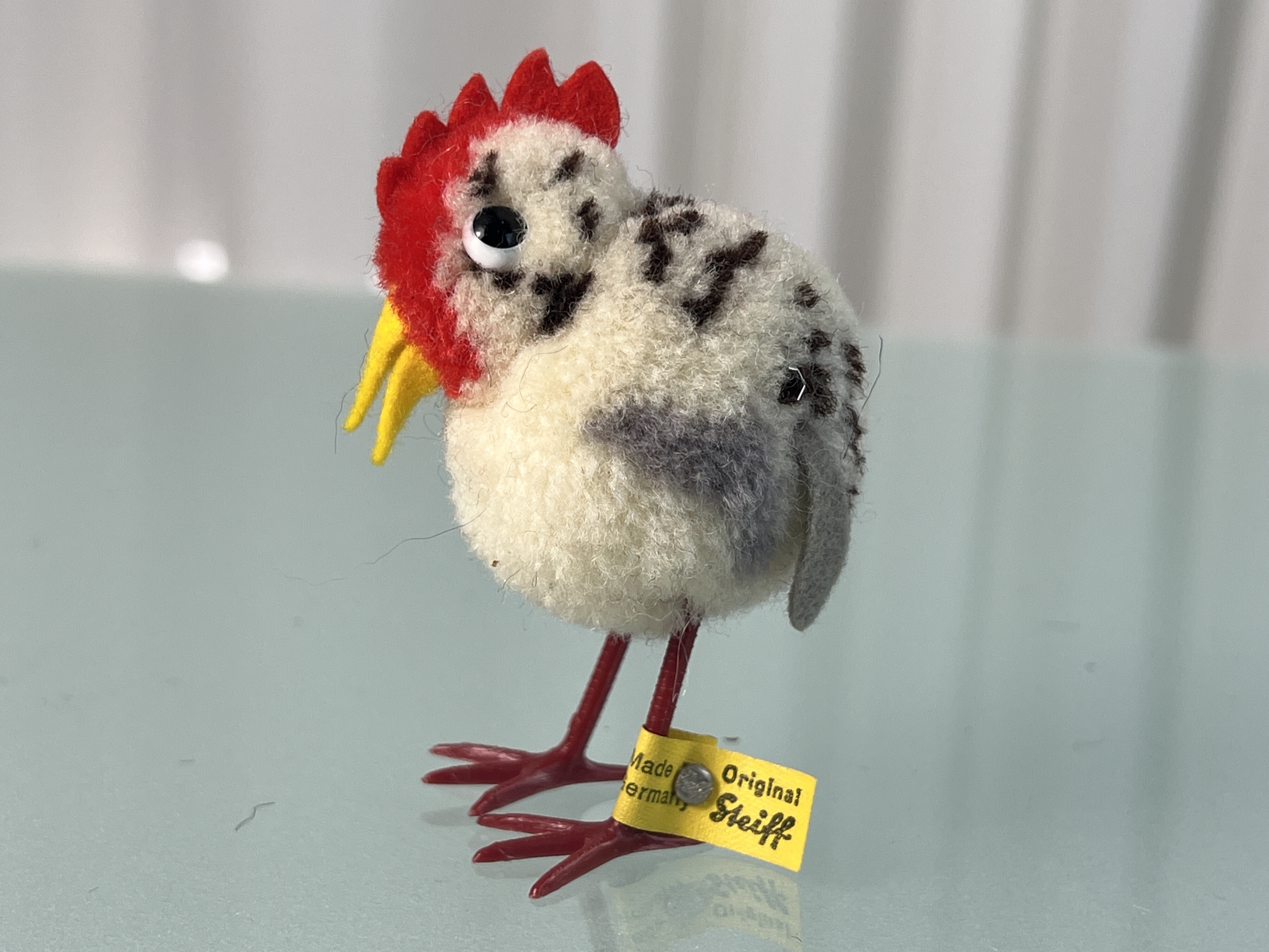 Steiff Tier Hahn 8 cm. Zustand siehe Fotos 