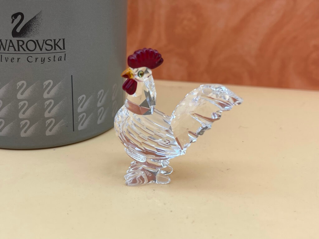 Swarovski Figur 247759 Hahn 5 cm. Mit Ovp & Zertifikat. Top Zustand