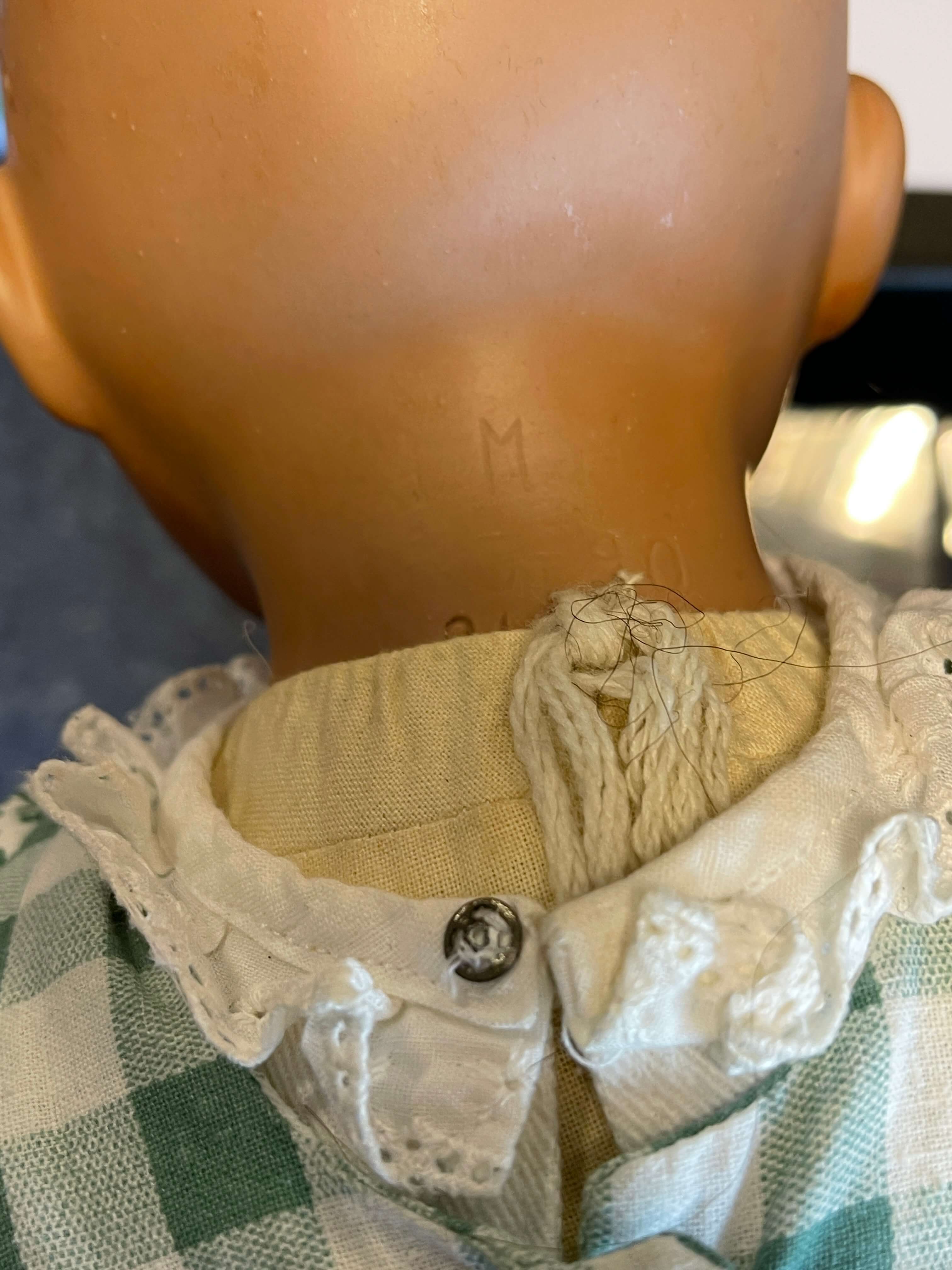 Künstlerpuppe Porzellan Puppe 63 cm. Top Zustand