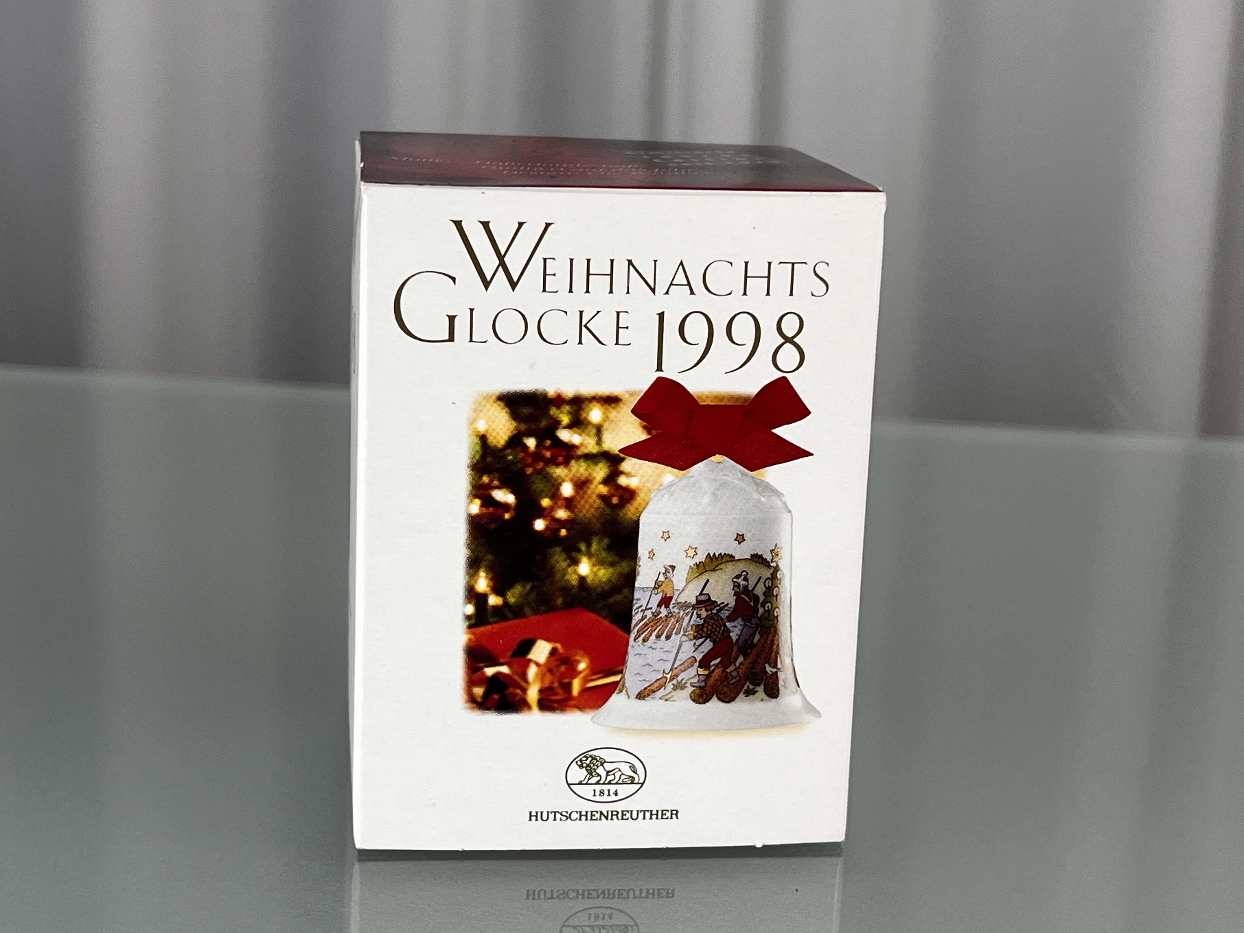  Hutschenreuther Weihnachtsglocke mit Ovp. 7 cm. Top Zustand. 