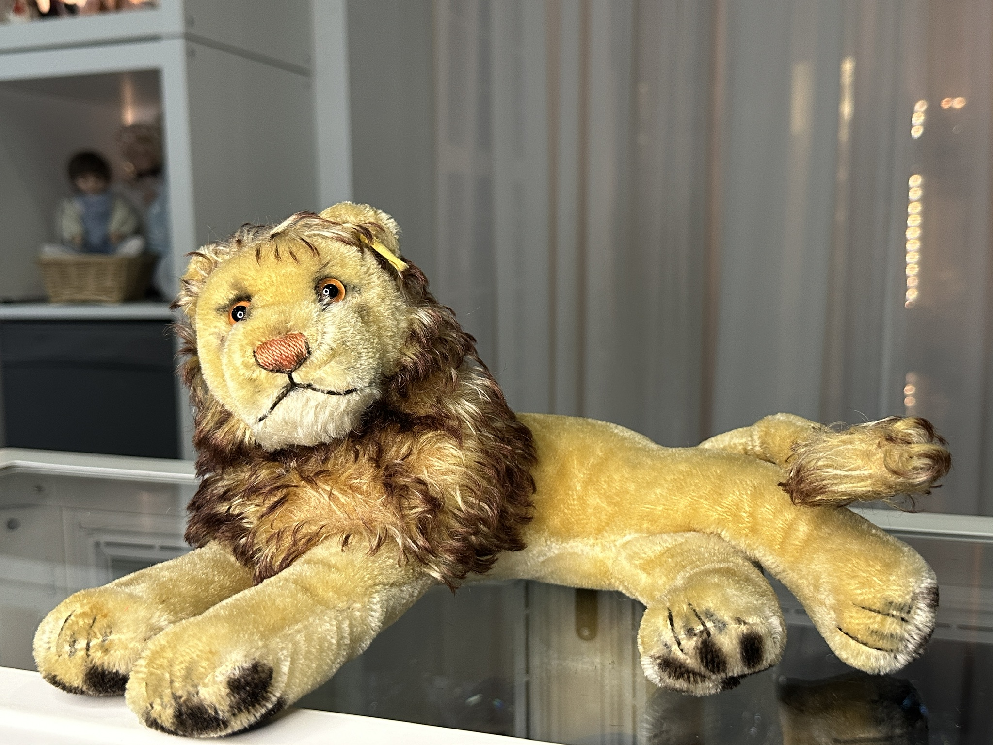 Steiff Tier Löwe Leo 37 cm. Top Zustand 