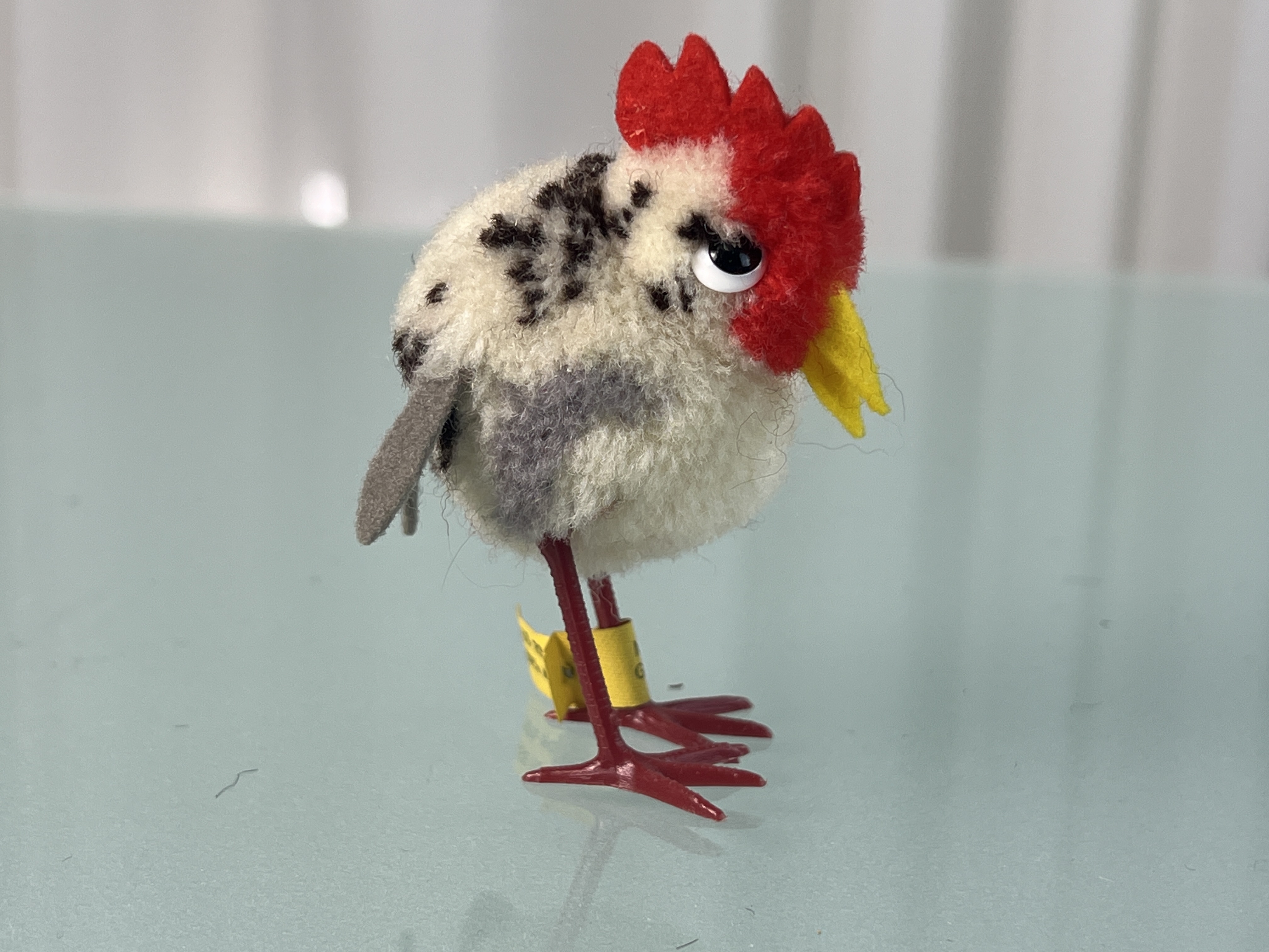 Steiff Tier Hahn 8 cm. Zustand siehe Fotos 