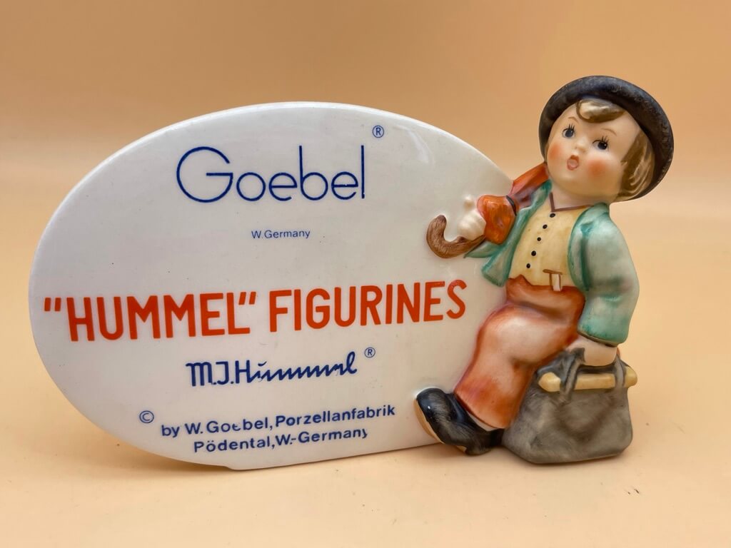  Hummel Figur 187A Händlerschild / Aufsteller 14 cm. 1 Wahl Top Zustand.