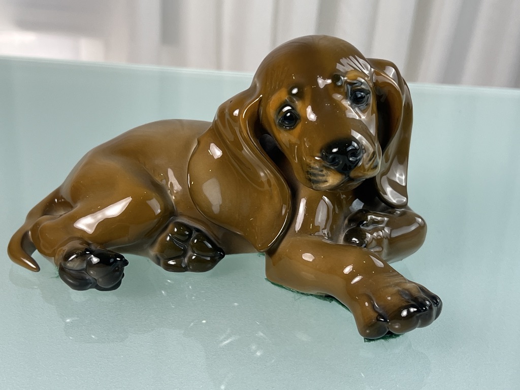 Rosenthal Figur Porzellan Hund Dackel 10 x 17 cm. 1 Wahl  Top Zustand  