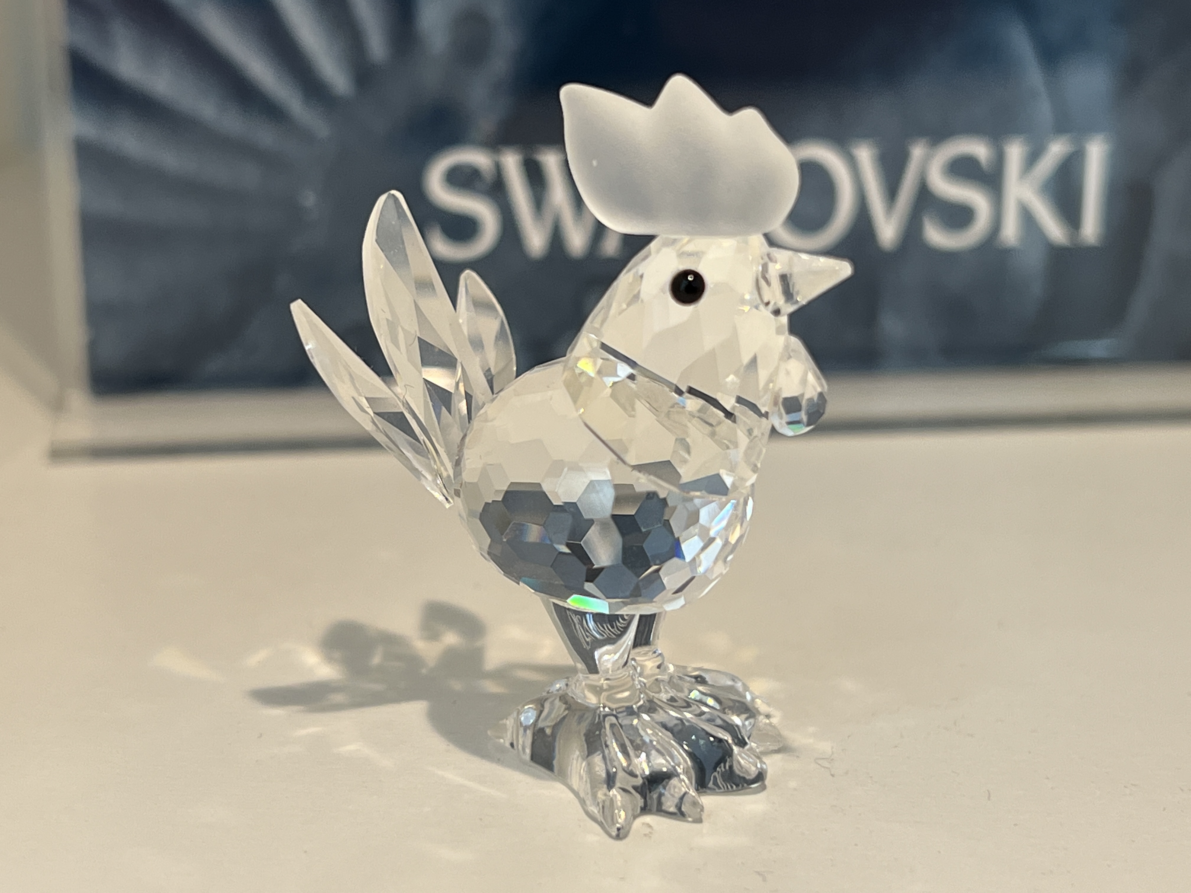 Swarovski Figur 014497 Hahn 5 cm. Top Zustand.