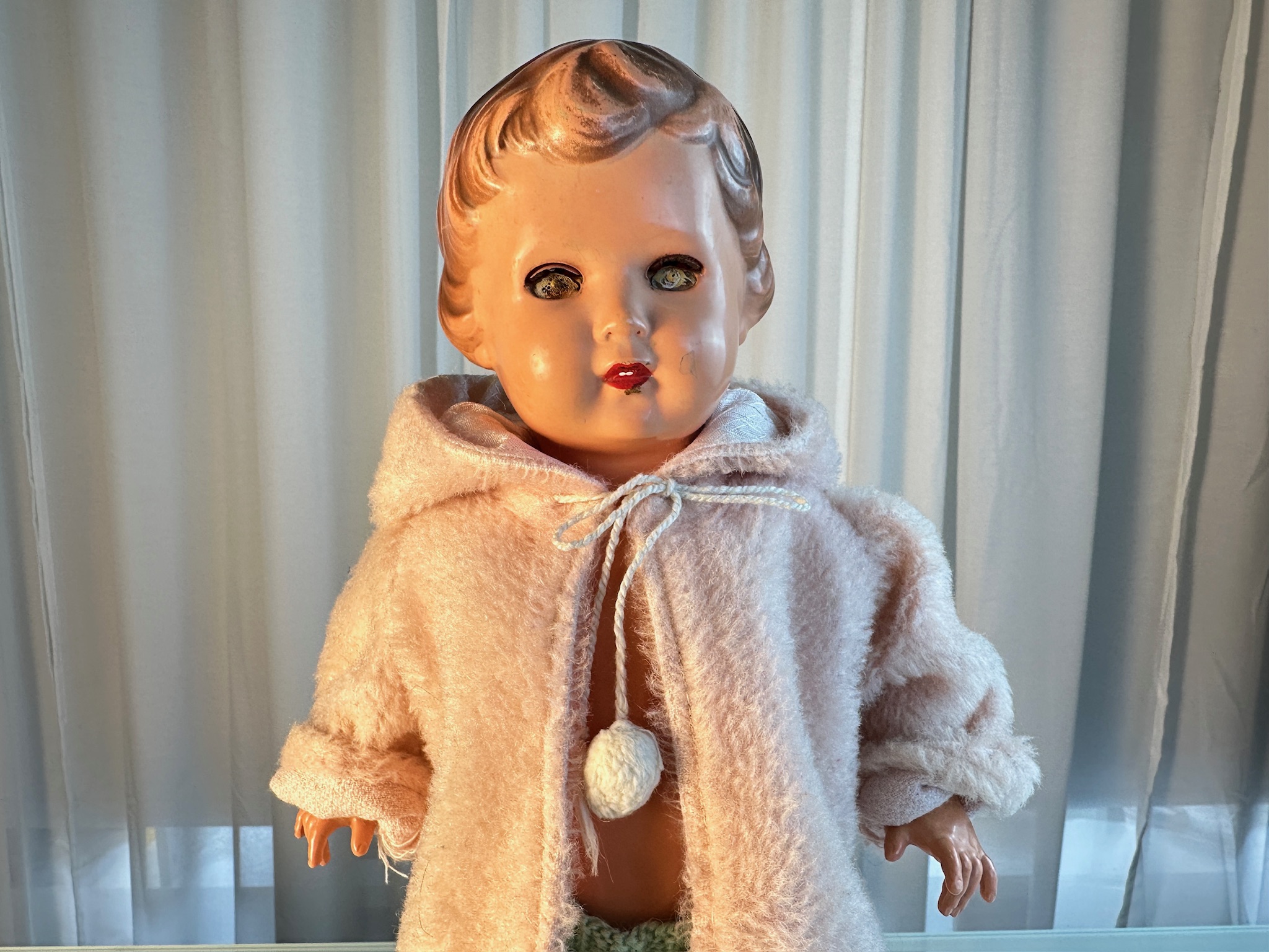 Schildkrötpuppe Puppe  Sammler Puppe 40 cm. Top Zustand.   