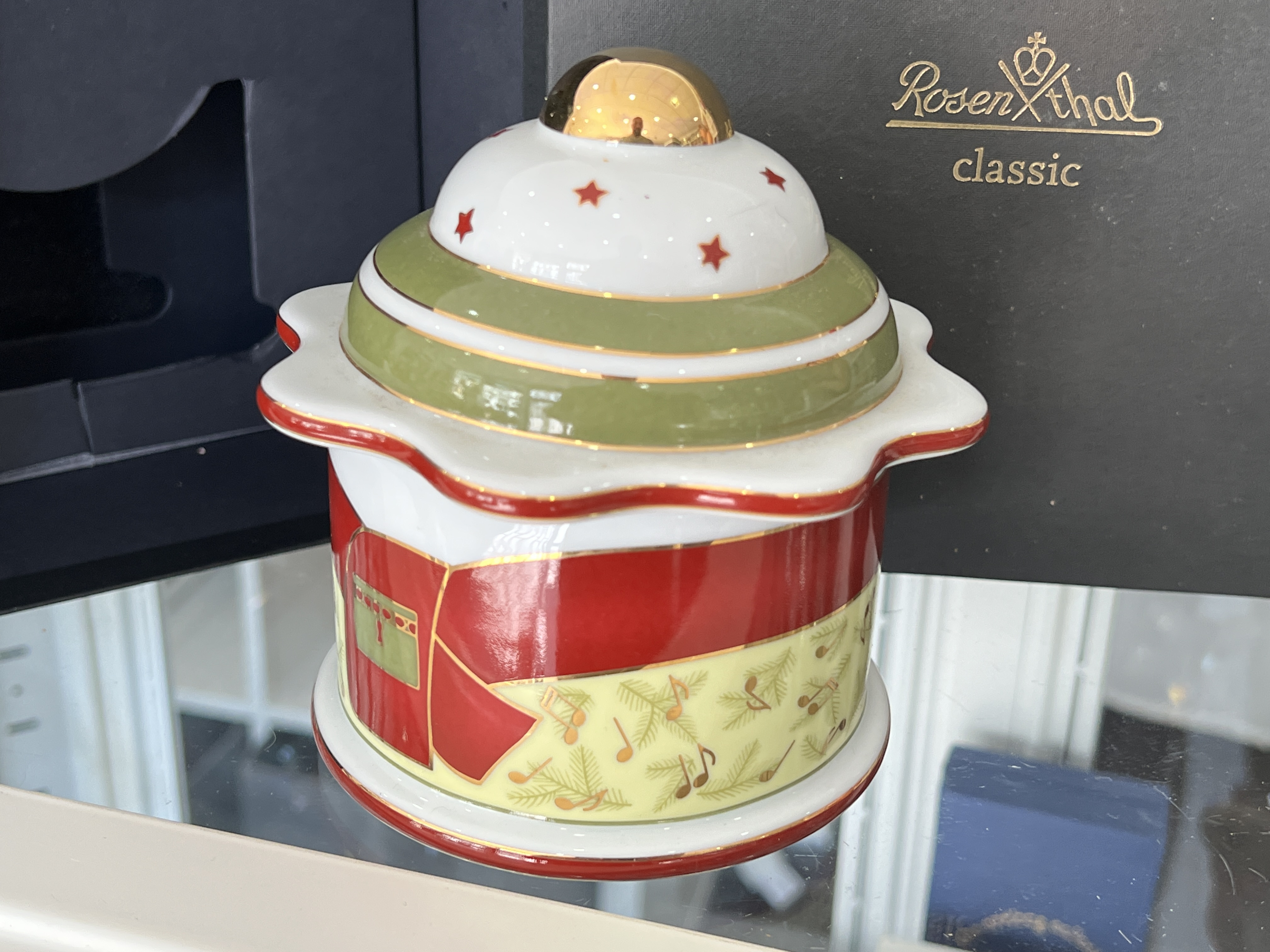 Rosenthal Zuckerdose Bonboniere Höhe 13 cm. - Ø: 12,5 cm - 1 Wahl  Top Zustand     