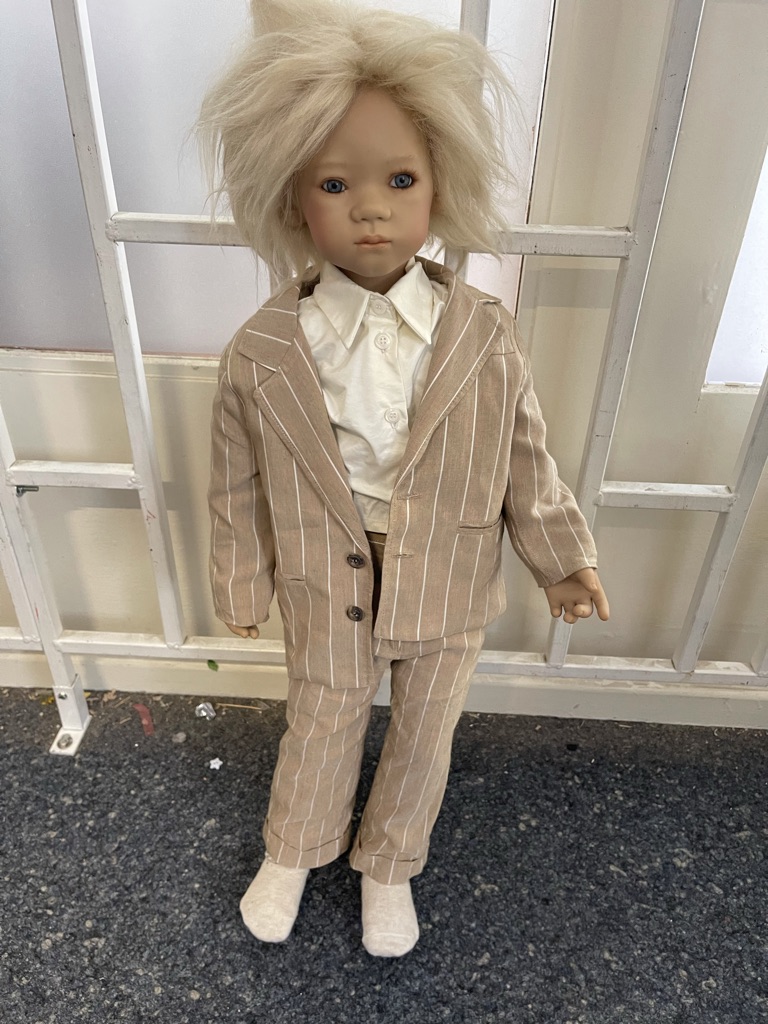  Annette Himstedt Puppe Michel, 78 cm. Top Zustand.