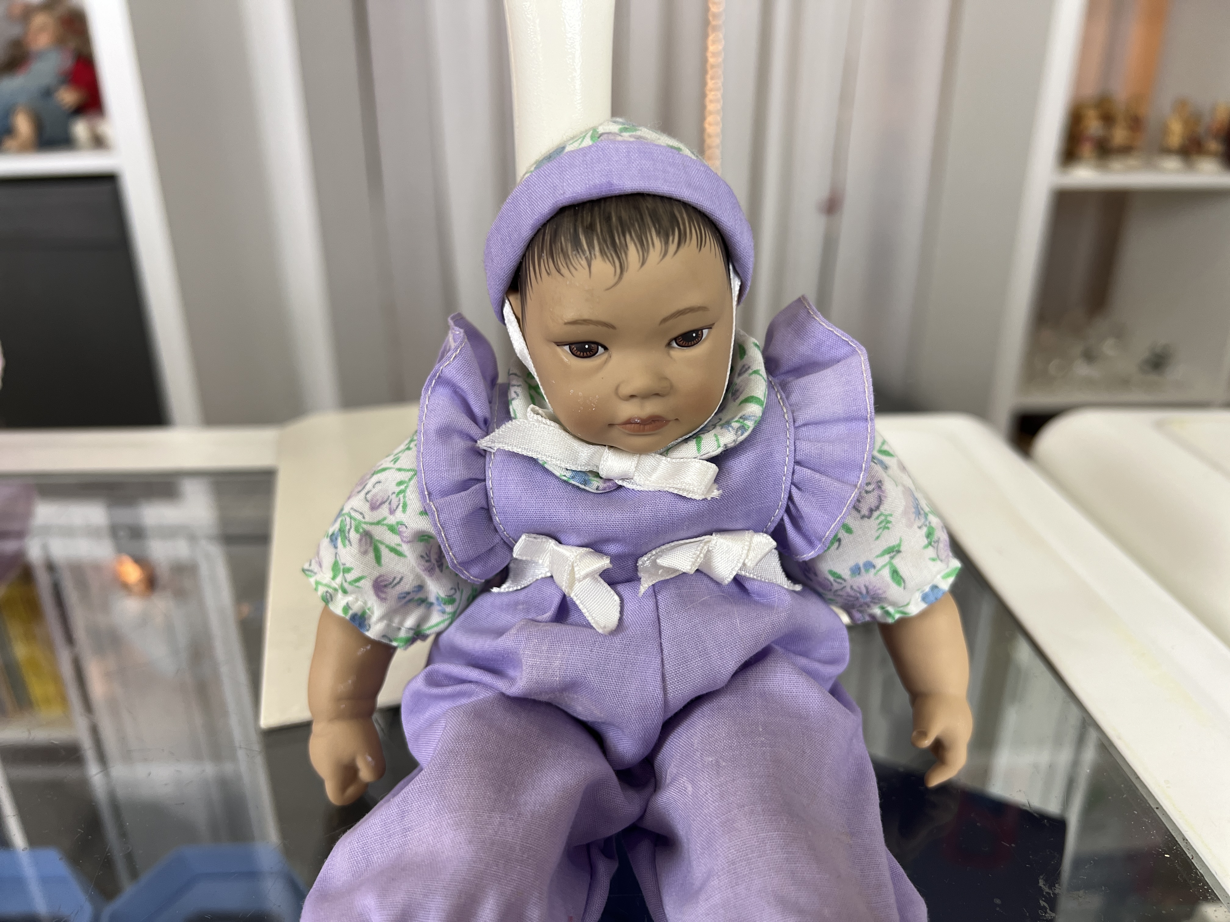 Heidi Ott Künstlerpuppe Vinyl Puppe 22 cm. Top Zustand.  