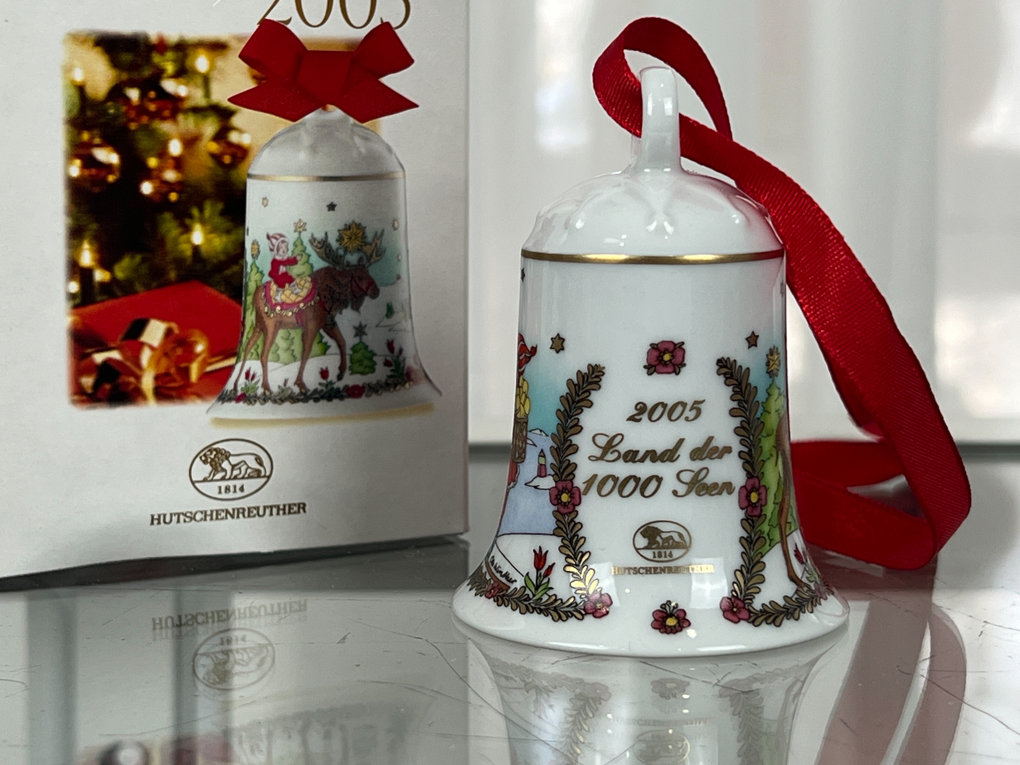  Hutschenreuther 2005 Weihnachtsglocke  7 cm. Top Zustand. 