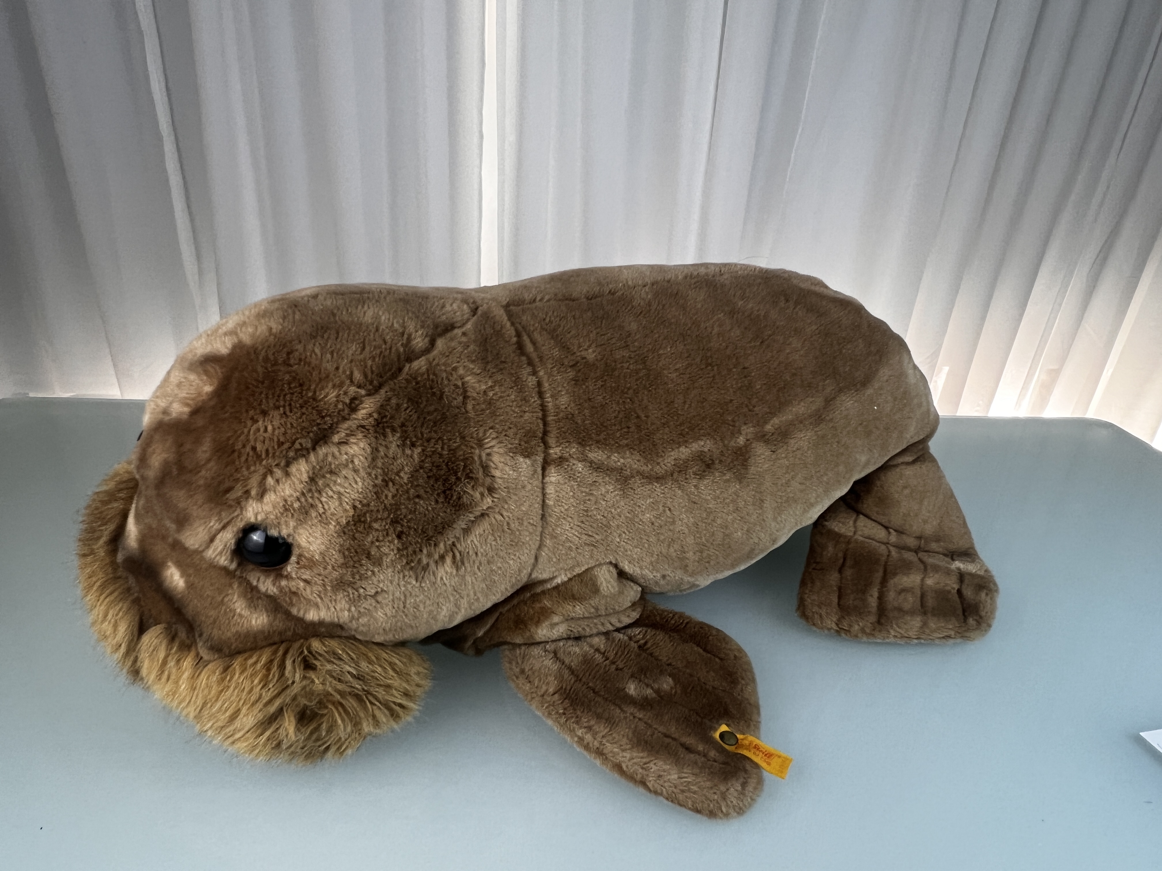 Steiff Tier 1174/55 Walross 55 cm. Top Zustand  