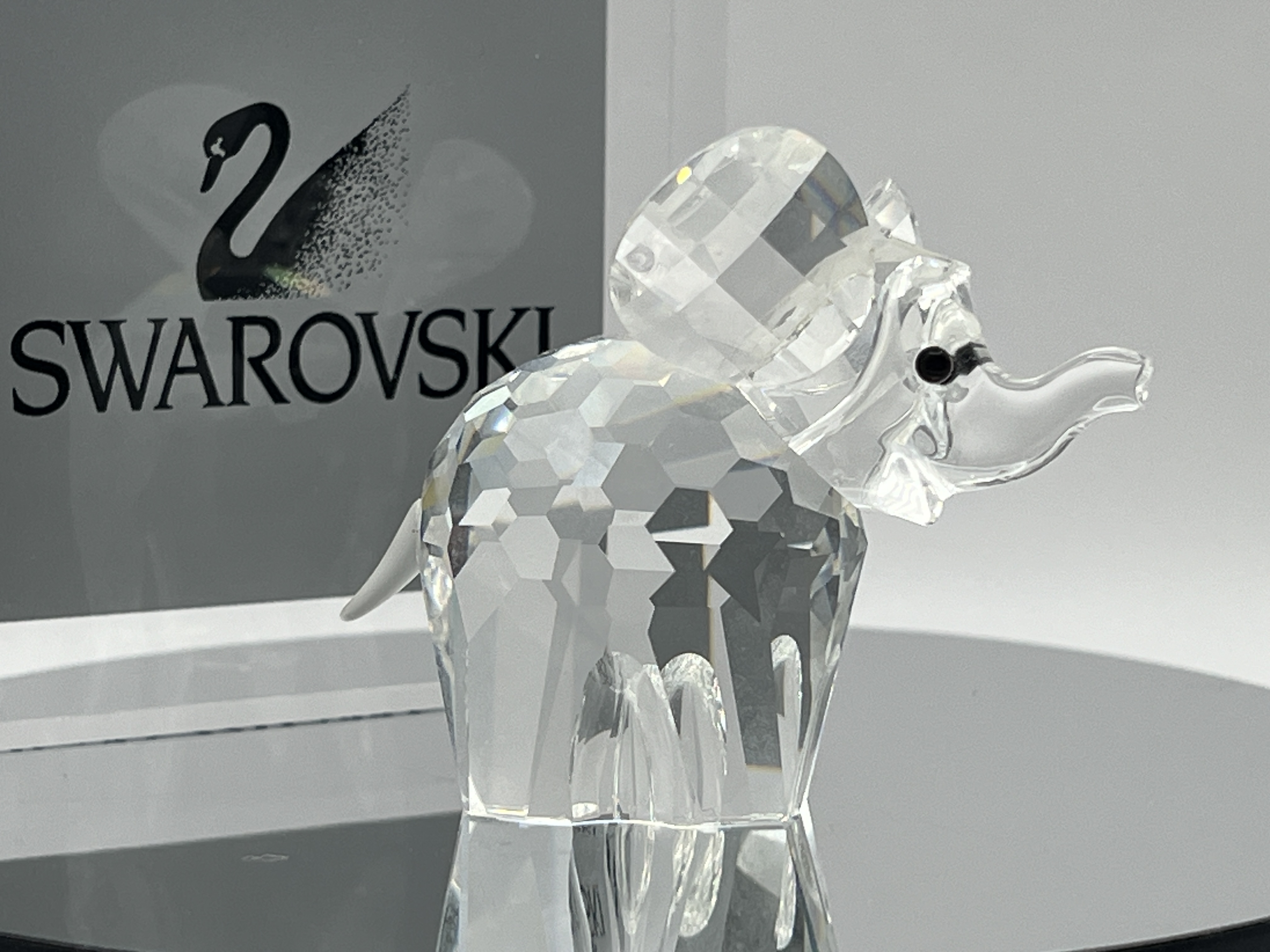 Swarovski Figur 015169 Elefant Groß 6,5 cm. Top Zustand  