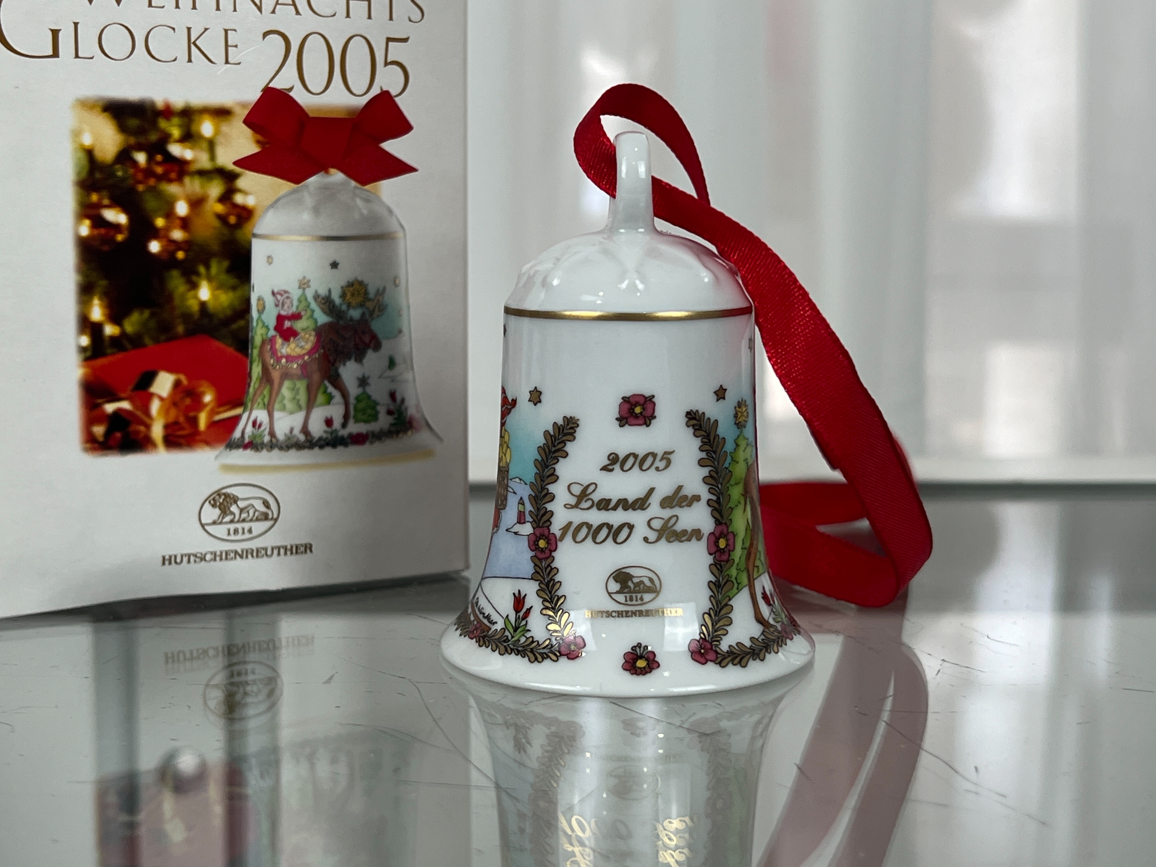  Hutschenreuther 2005 Weihnachtsglocke  7 cm. Top Zustand. 