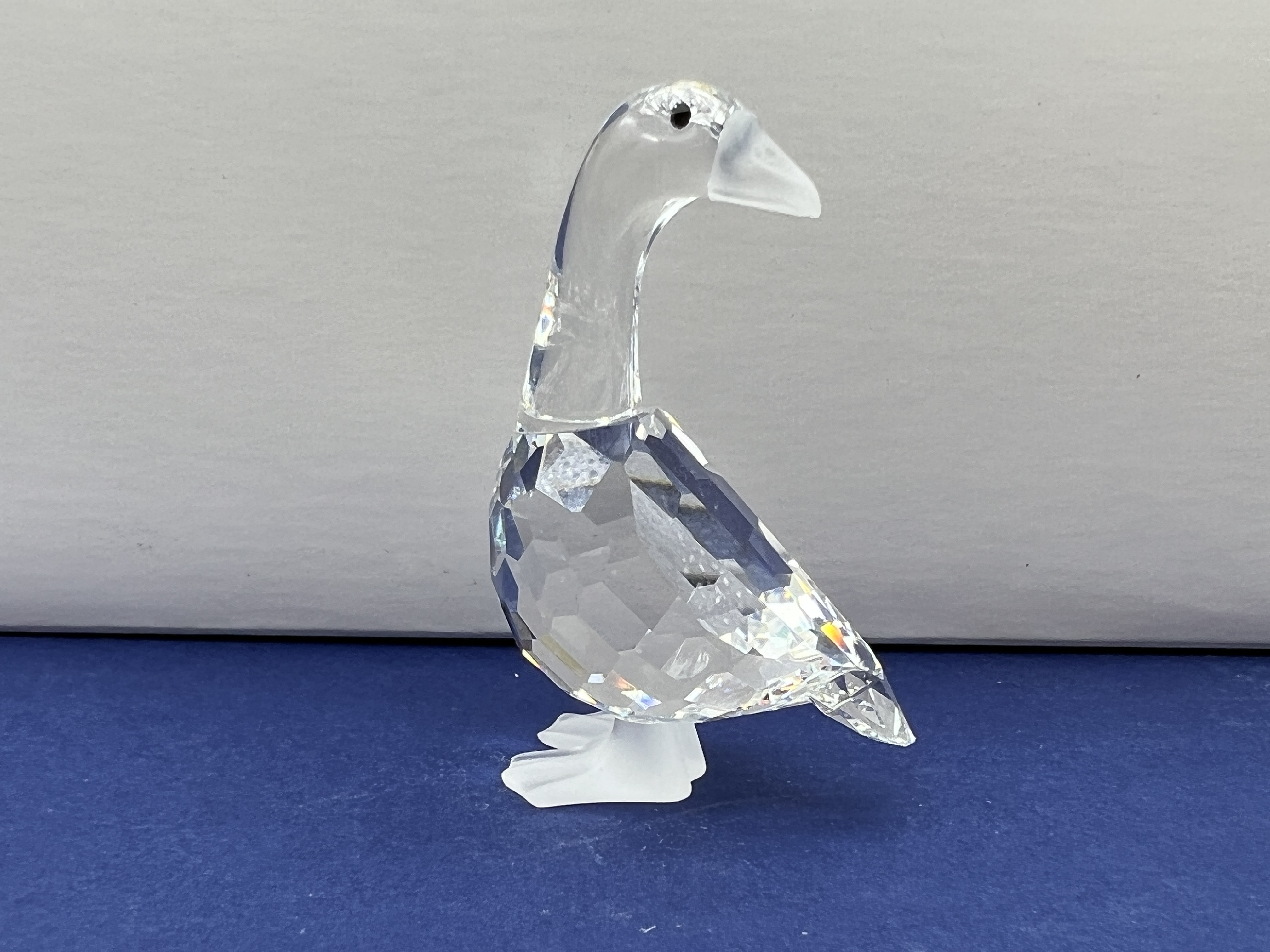  Swarovski Figur Kristall 174960 Große Gans Mutter 6,5 cm. Top Zustand 