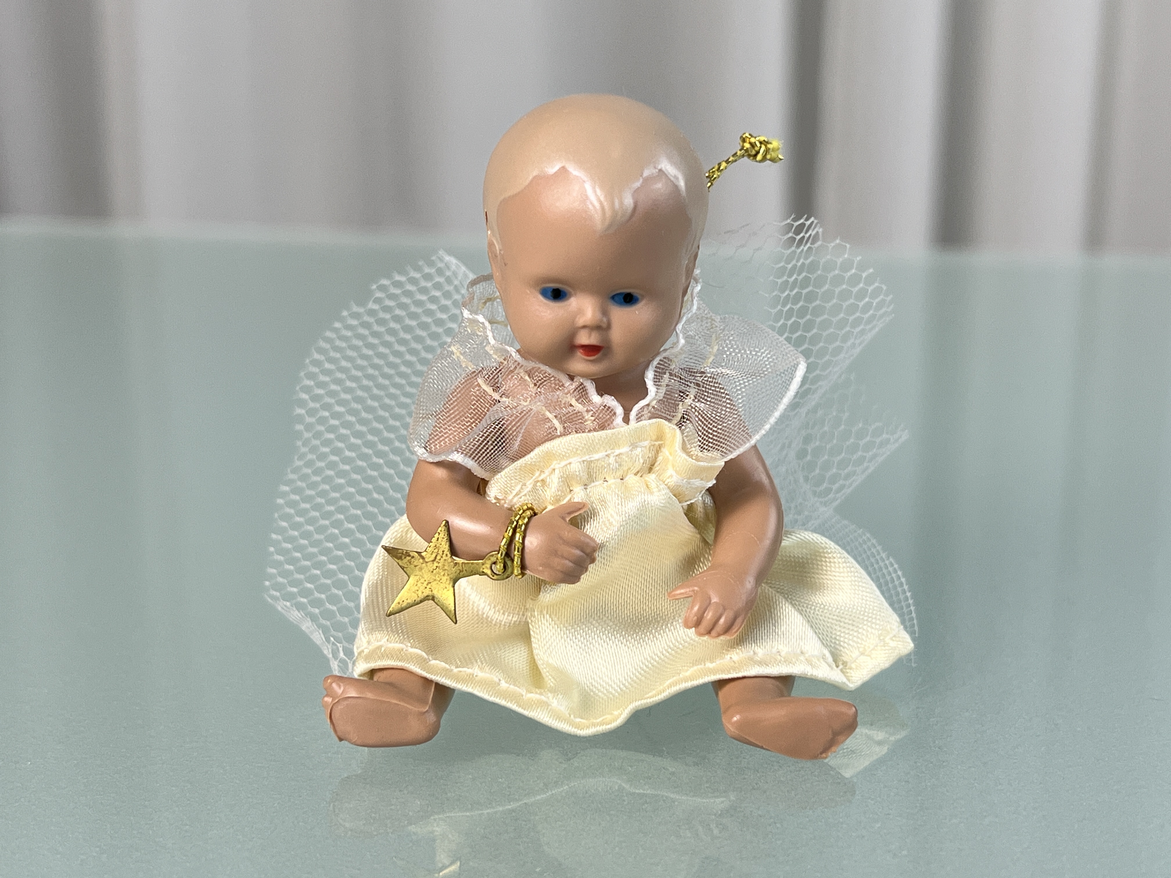 Schildkröt-Puppe Schildkrötpuppe Puppe 10 cm. Top Zustand  