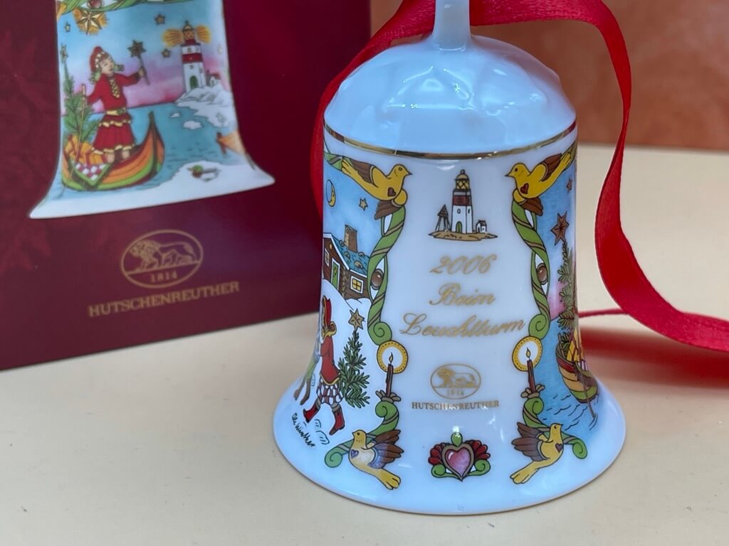  Hutschenreuther Weihnachtsglocke 2006 mit Ovp. 7 cm. Top Zustand.  