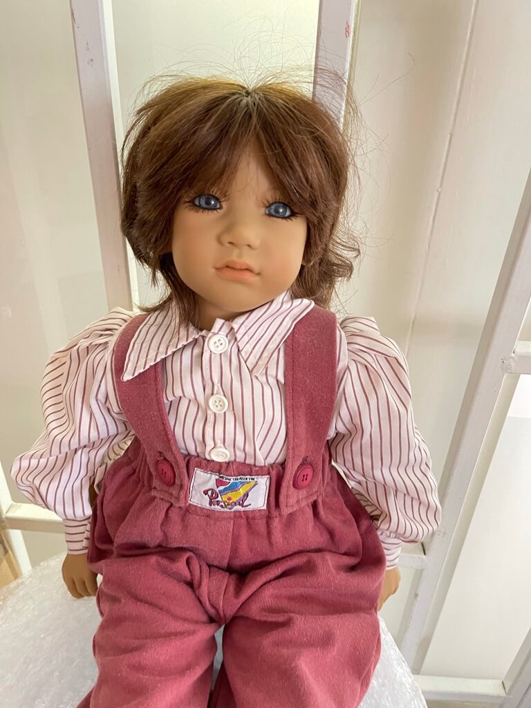 Annette Himstedt Puppe Enzo 66 cm. Top Zustand