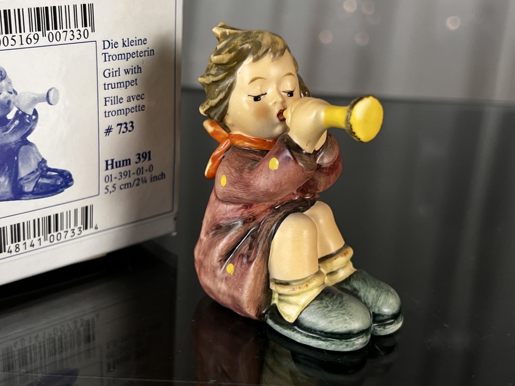  Hummel Figur 391 Die kleine Trompeterin 7 cm. 1 Wahl. Top Zustand 