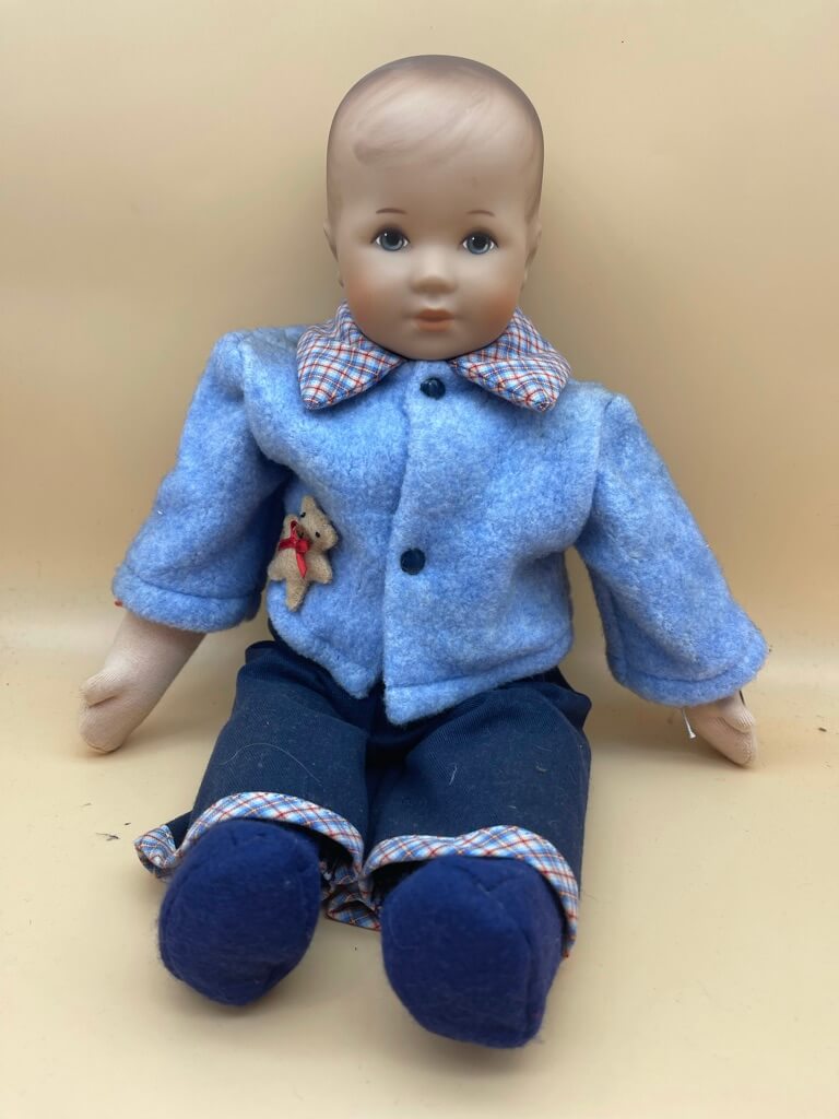 Käthe Kruse Puppe Glückskind 38 cm. - Top Zustand - Siehe Foto. 