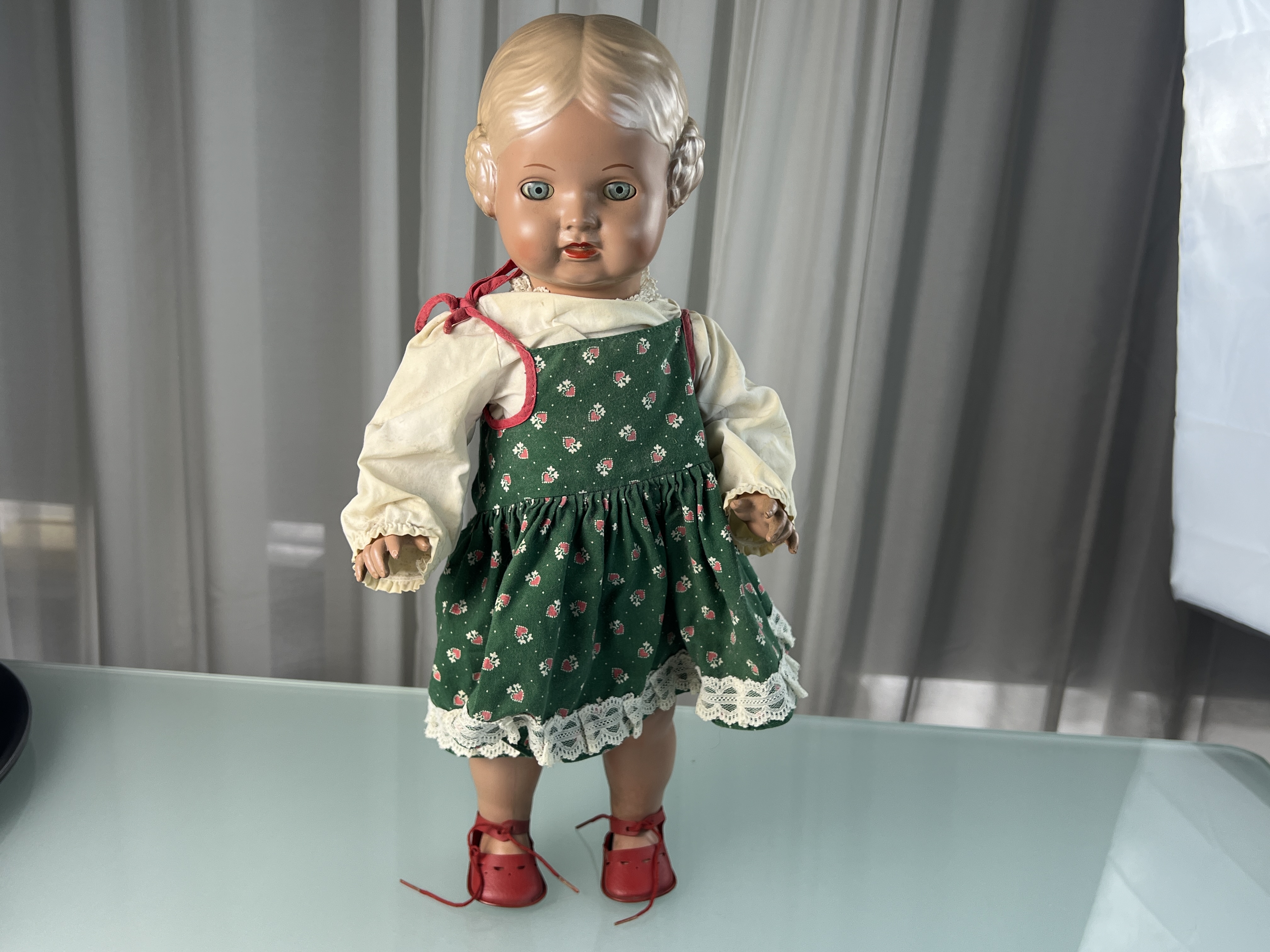  Schildkröt Puppe Schildkrötpuppe Puppe 46 cm. Top Zustand