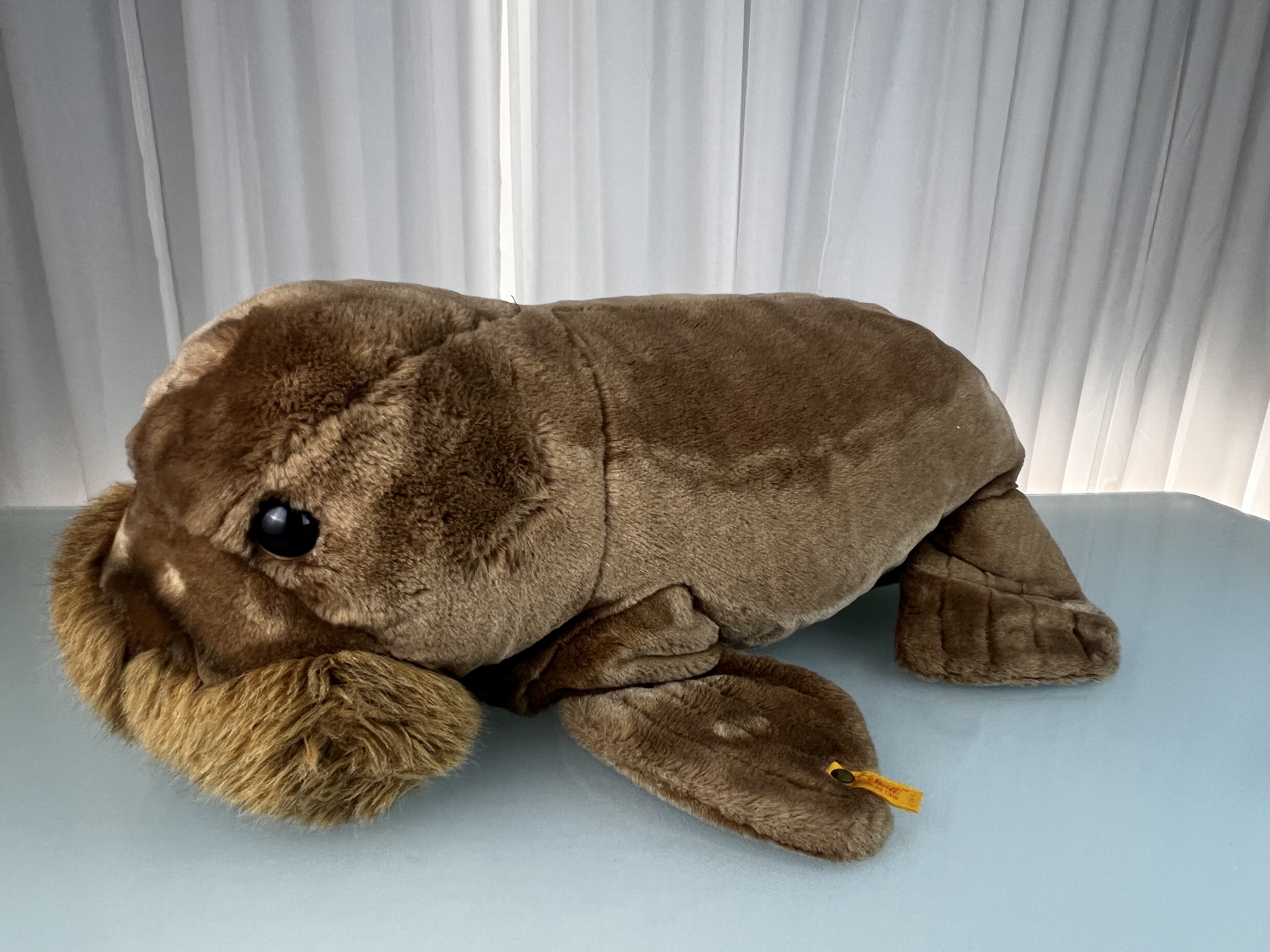 Steiff Tier 1174/55 Walross 55 cm. Top Zustand  