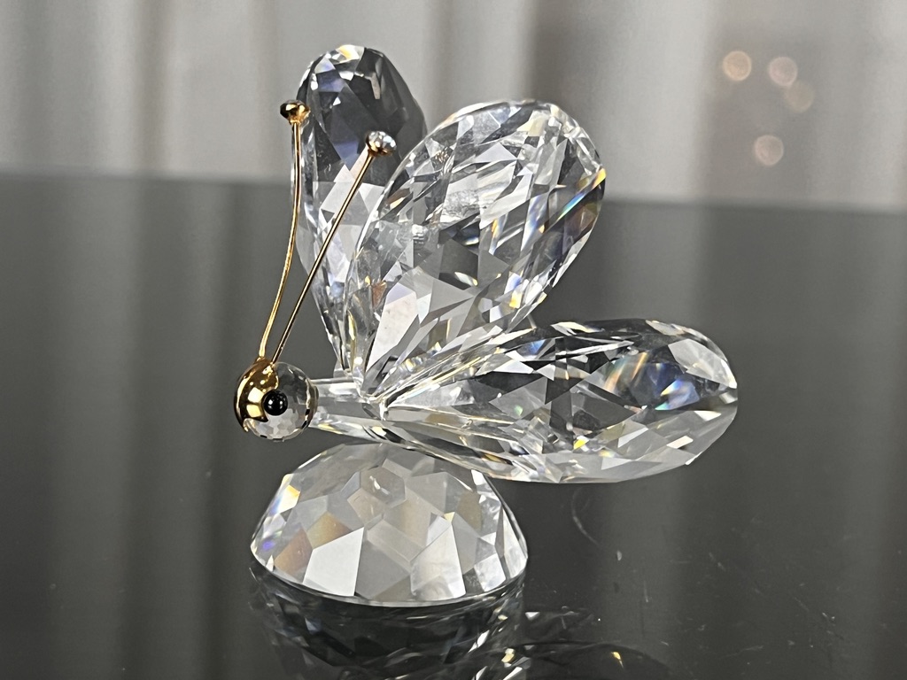  Swarovski Figur Schmetterling Groß. 5,2 cm. - Top Zustand