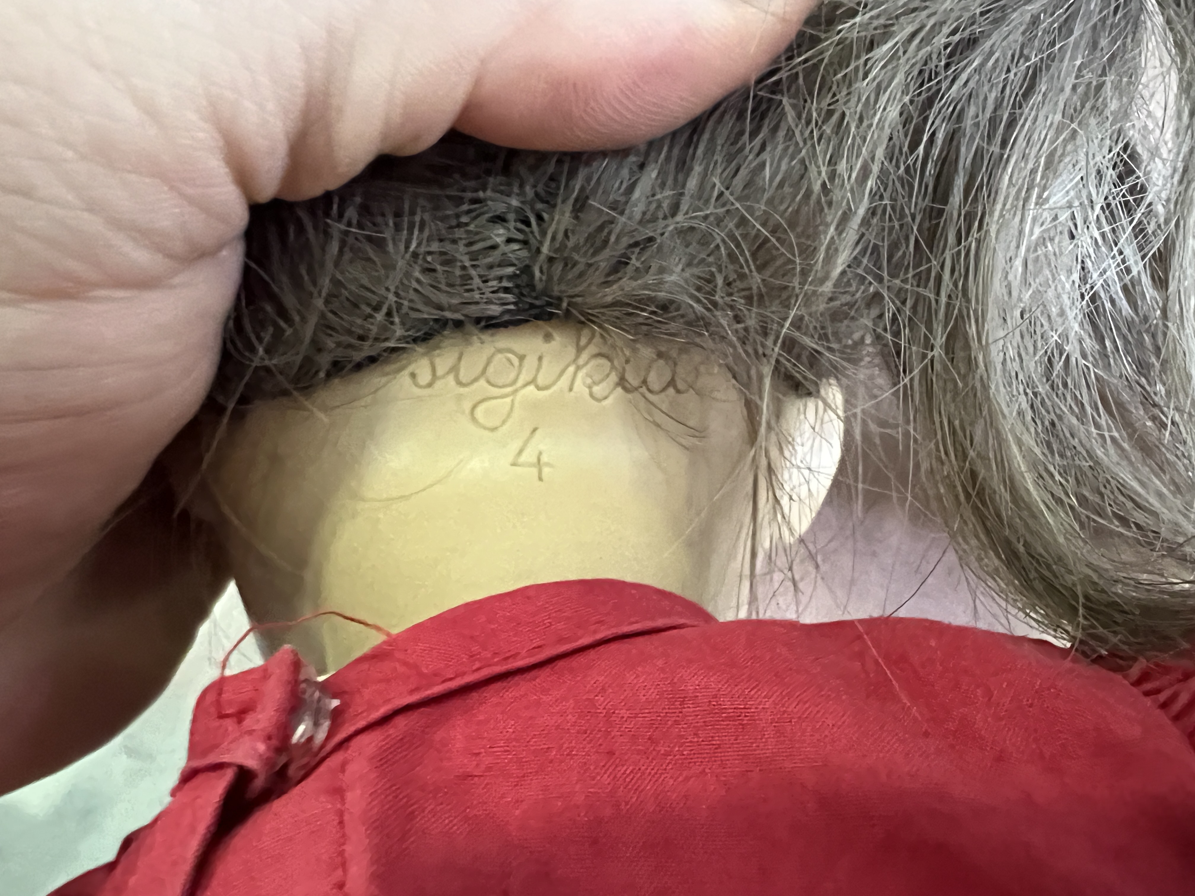 Sigikid Künstlerpuppe Vinyl Puppe 46 cm. Top Zustand  