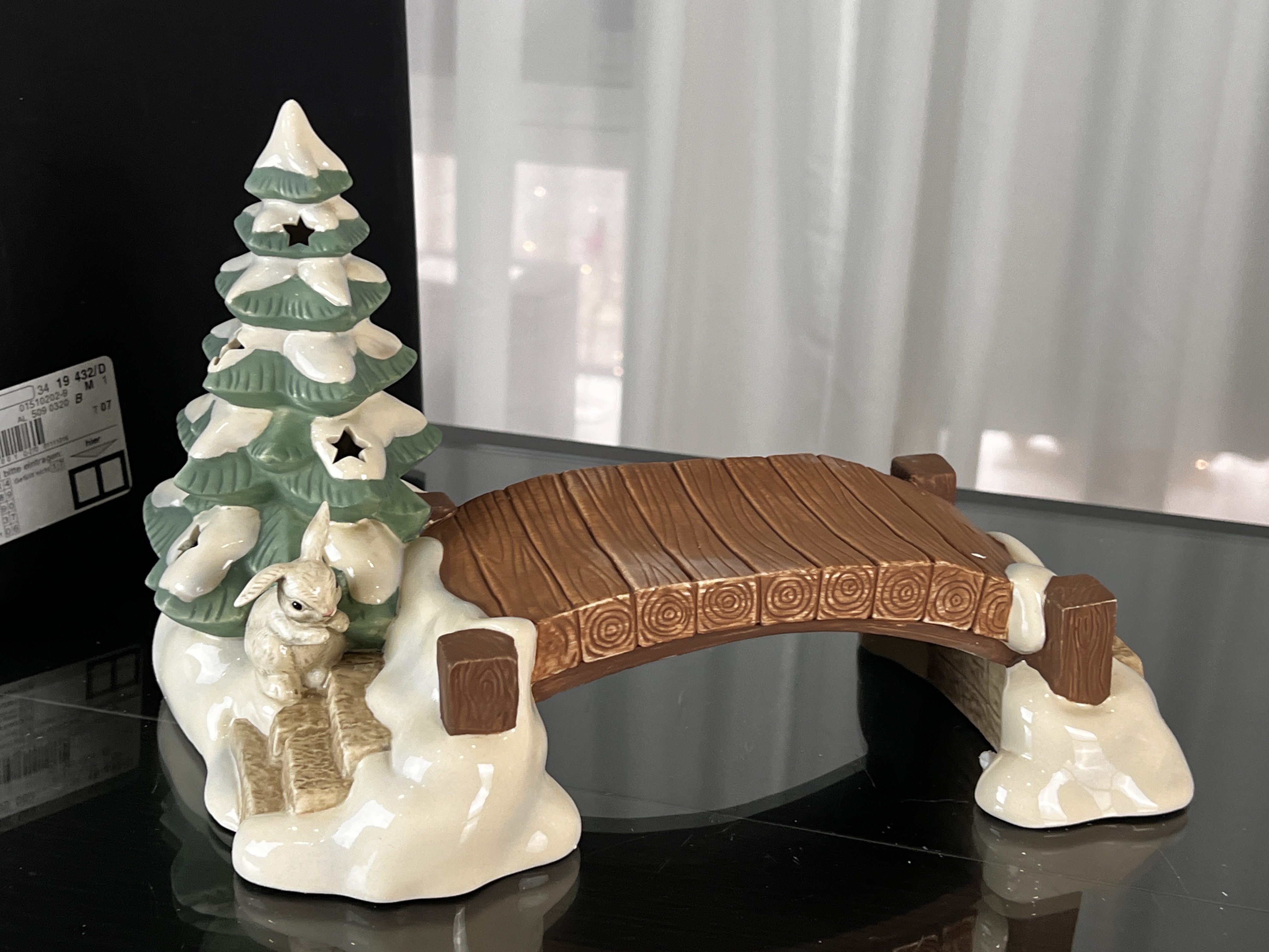 Goebel Figur Brücke Weihnachten 16,5 x 26 cm. Top Zustand   