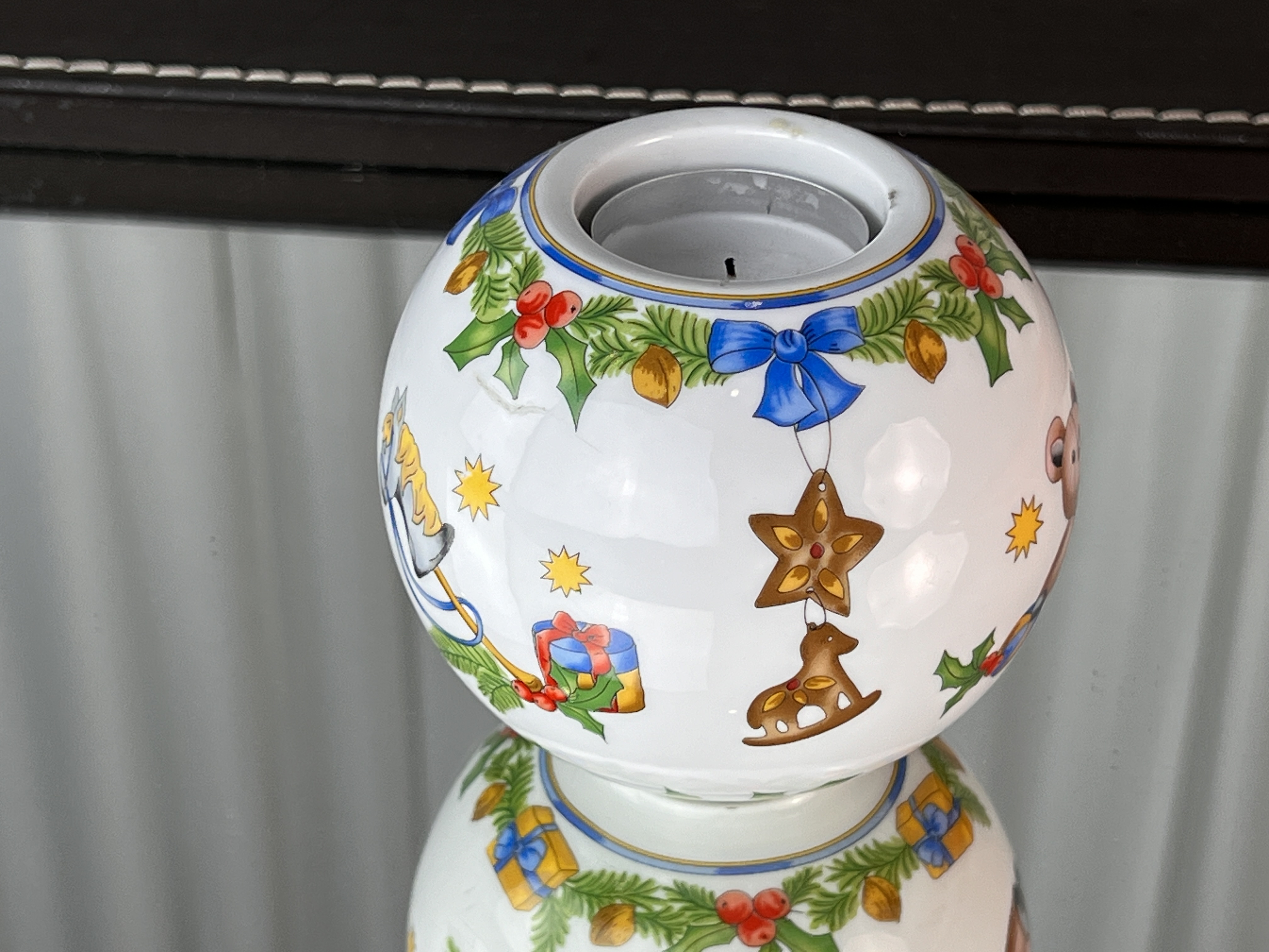  Hutschenreuther Teelicht Kerzenständer Stern 9 cm Ø. Top Zustand.  