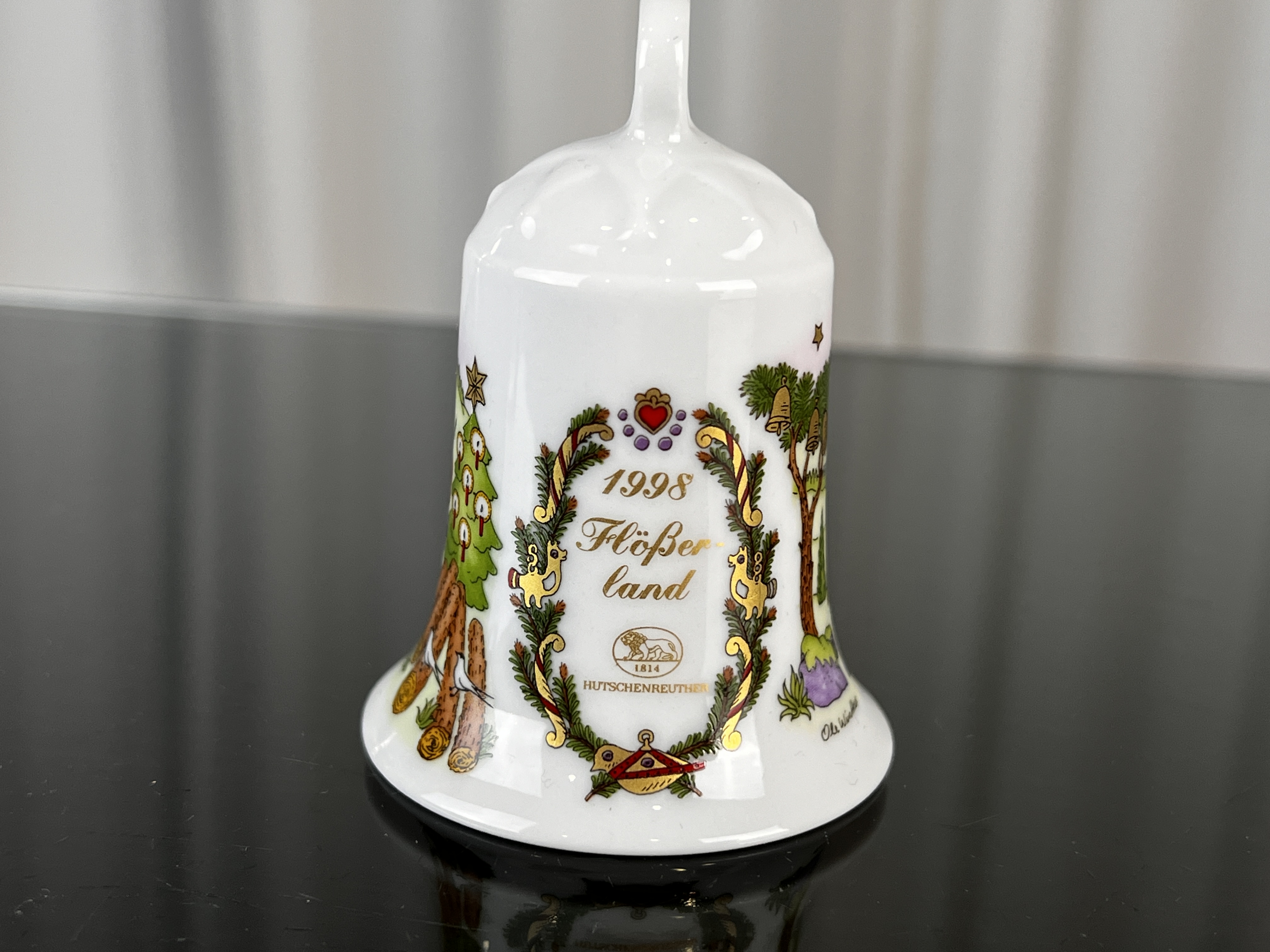  Hutschenreuther Weihnachtsglocke  7 cm. Top Zustand.    