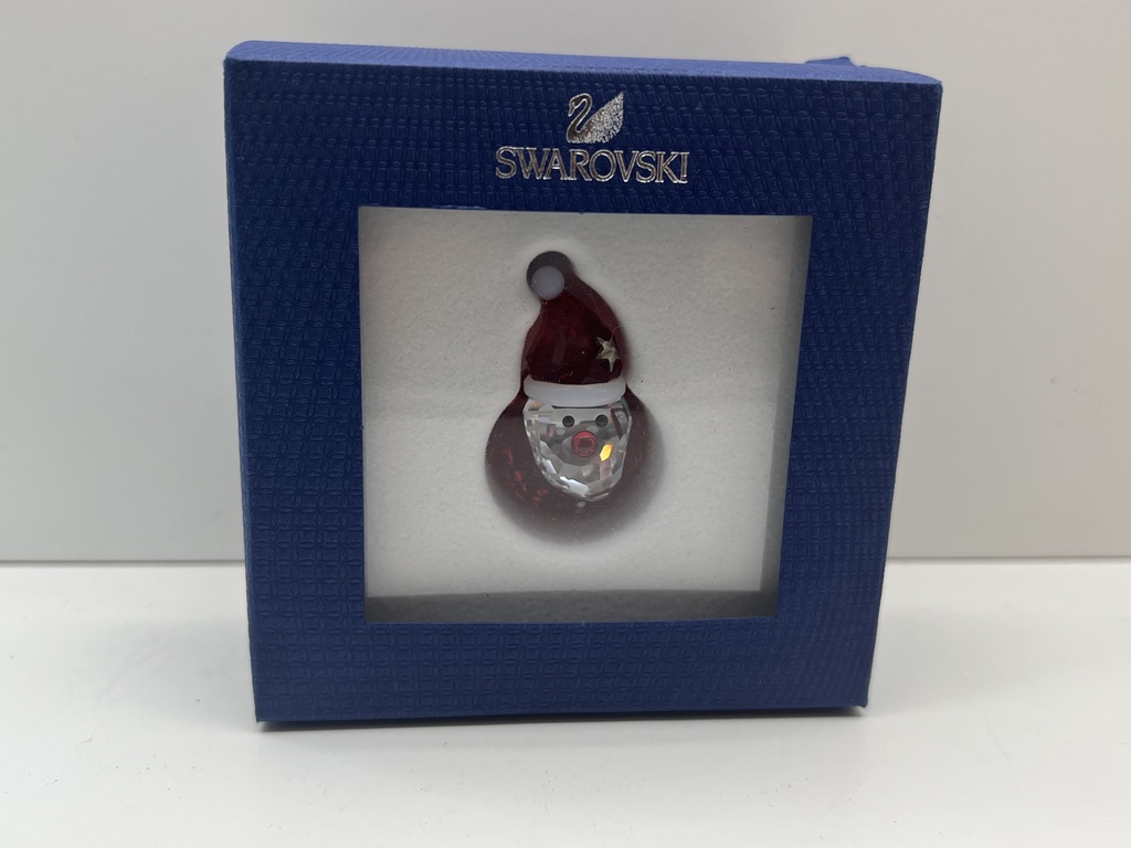 Swarovski Figur 1143323 Schaukelnder Weihnachtsmann 5 cm. Ovp & Zertifikat.  Top Zustand   