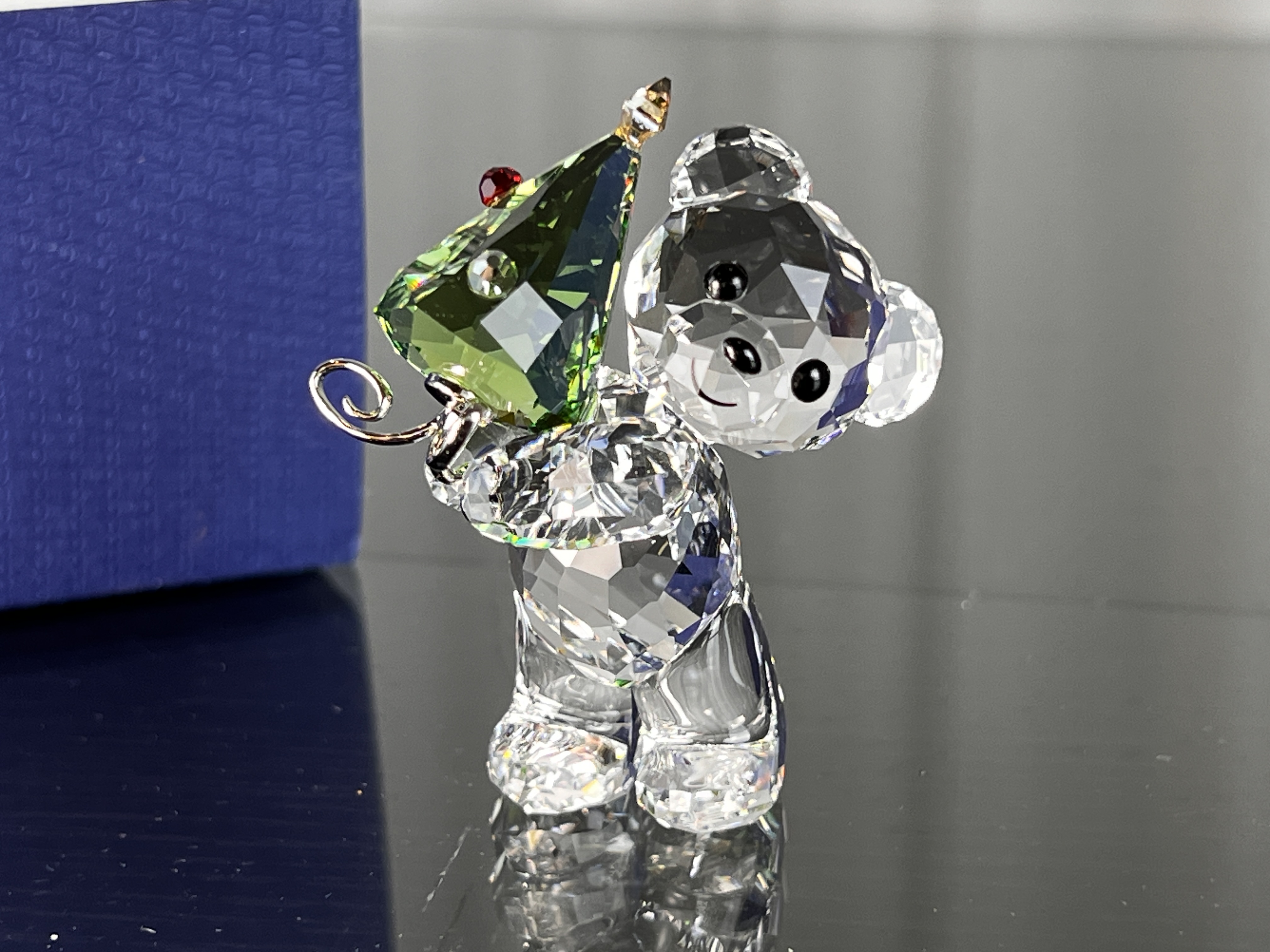 Swarovski Figur 1091815 Kris Bär 2011 Weihnachten 4,4 cm. - Top Zustand 
