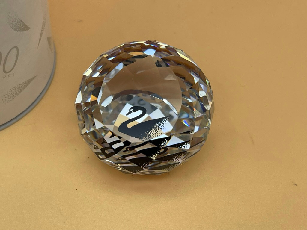 Swarovski Figur Briefbeschwerer 4 cm. Mit Ovp & Zertifikat.